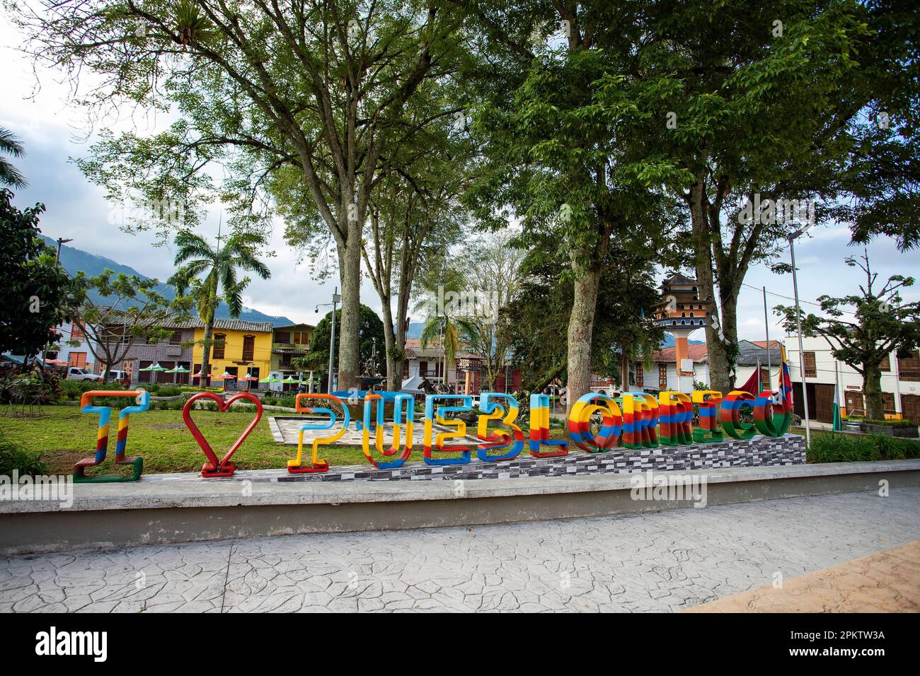 Pueblorrico, Antioquia - Colombia - April 05, 2023. Municipality of ...