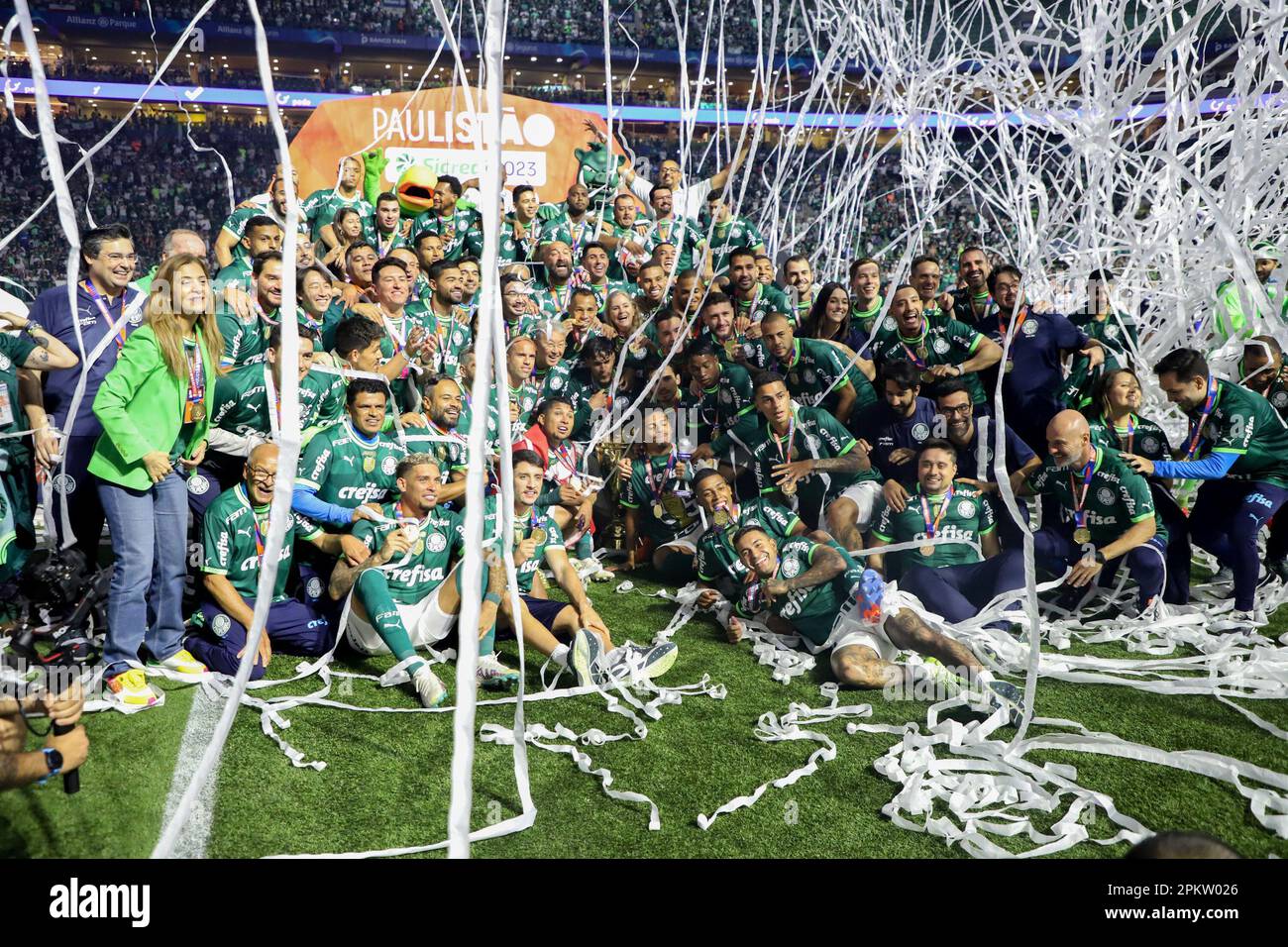 Paulista Soccer Championship Final Palmeiras Agua Santa Palmeiras  Celebrates Title – Stock Editorial Photo © thenews2.com #650484324