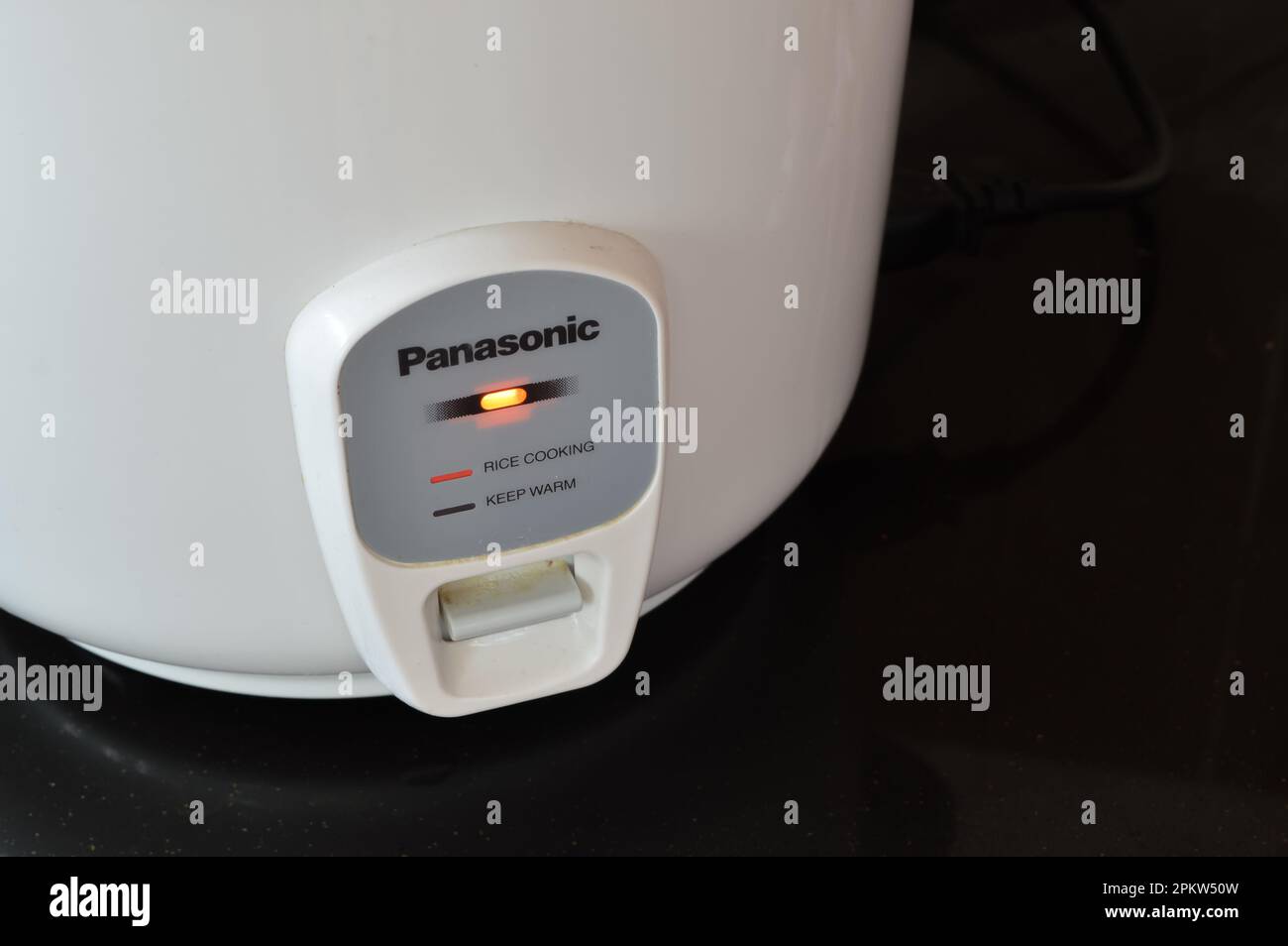 Selangor, Malaysia January 2nd, 2022 Close up view of Panasonic