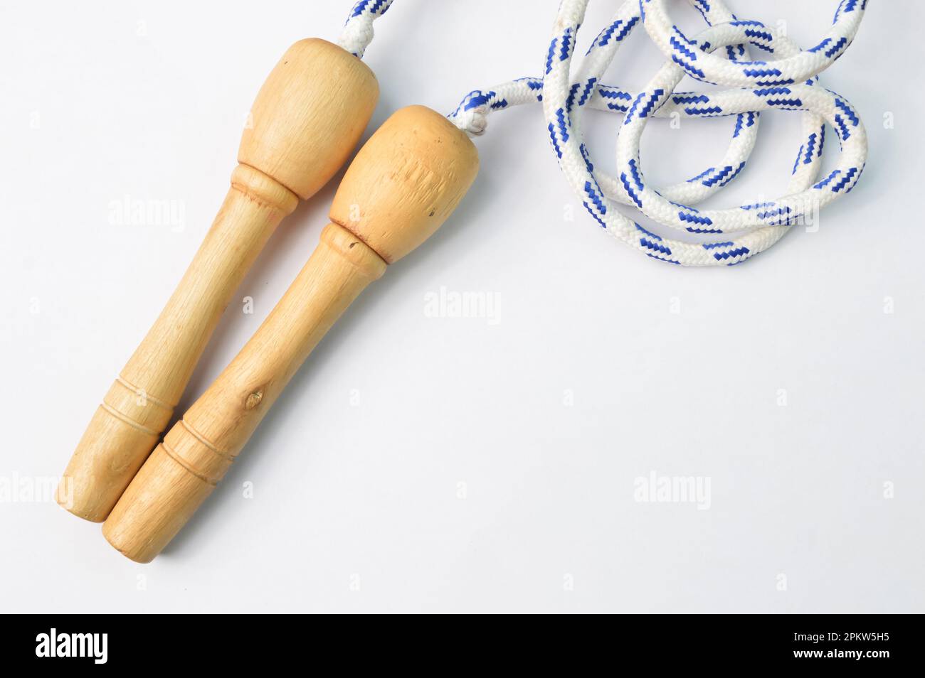 Jump rope isolated on a white background Stock Photo - Alamy
