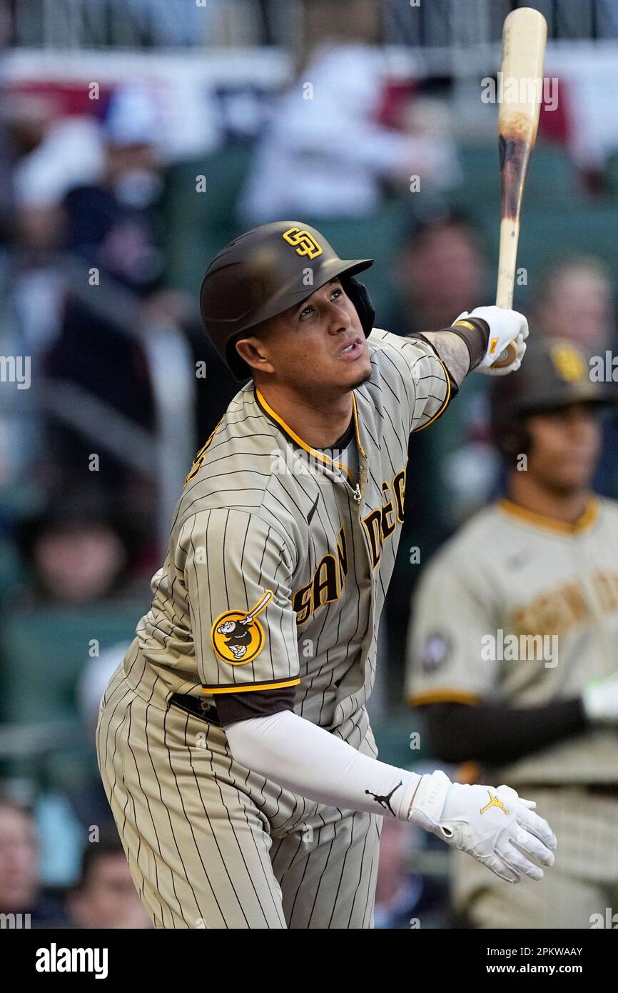 San Diego Padres third baseman Manny Machado (13) bats during a