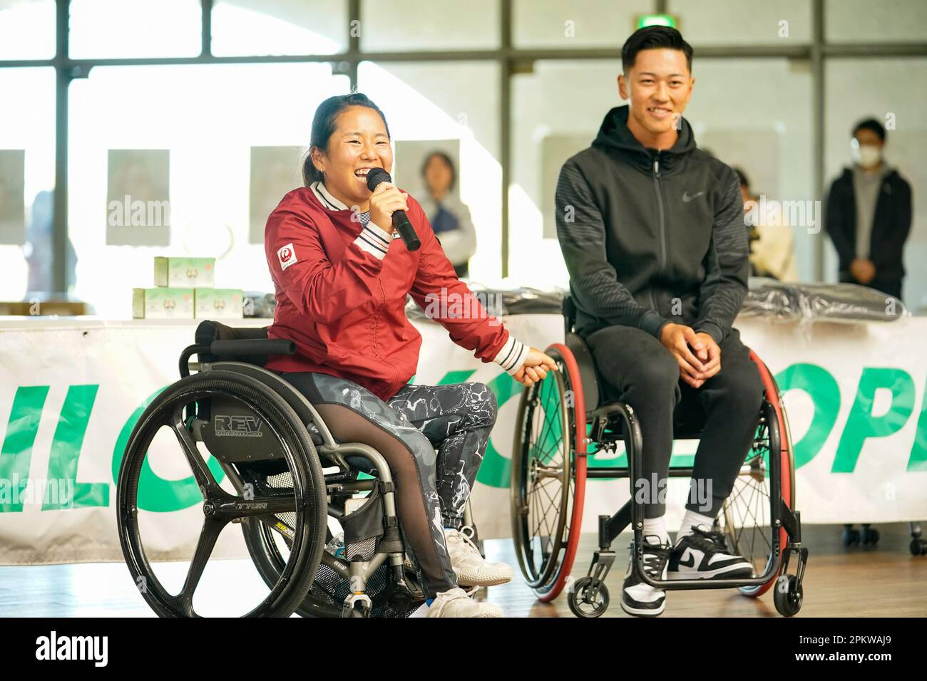 Miki, Japan. 9th Apr, 2023. (LR) Yui Kamiji (JPN), Tokito Oda (JPN