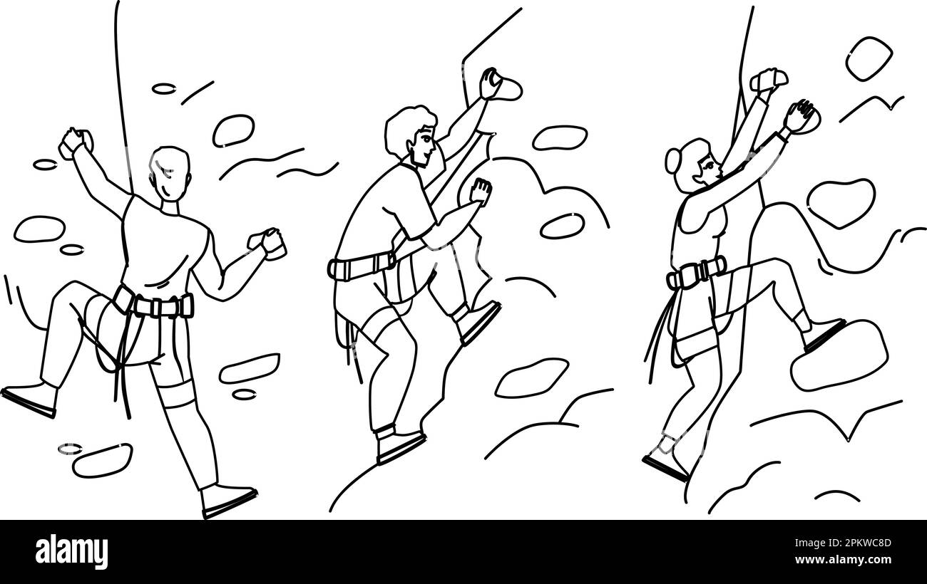 climber adventure vector Stock Vector Image & Art Alamy