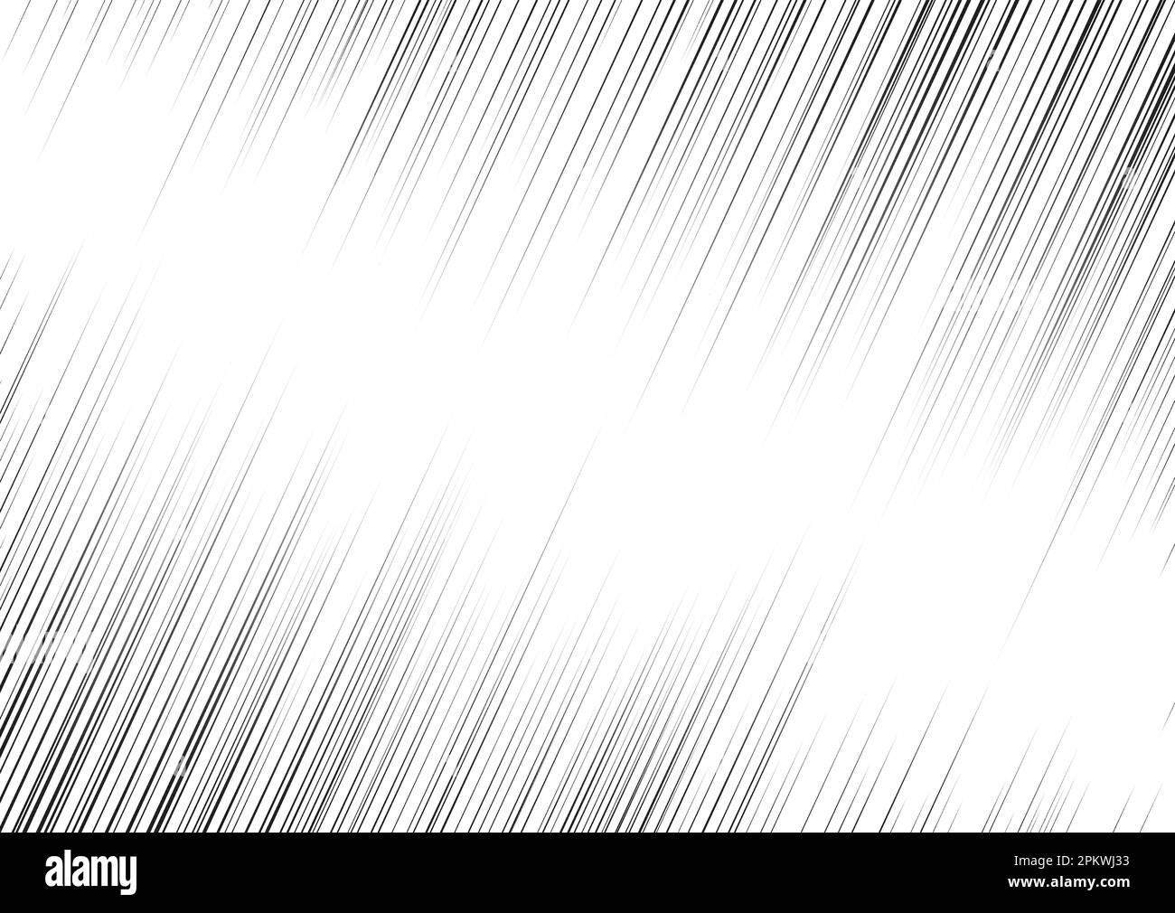 Comic diagonal speed lines and and manga fast motion style effect