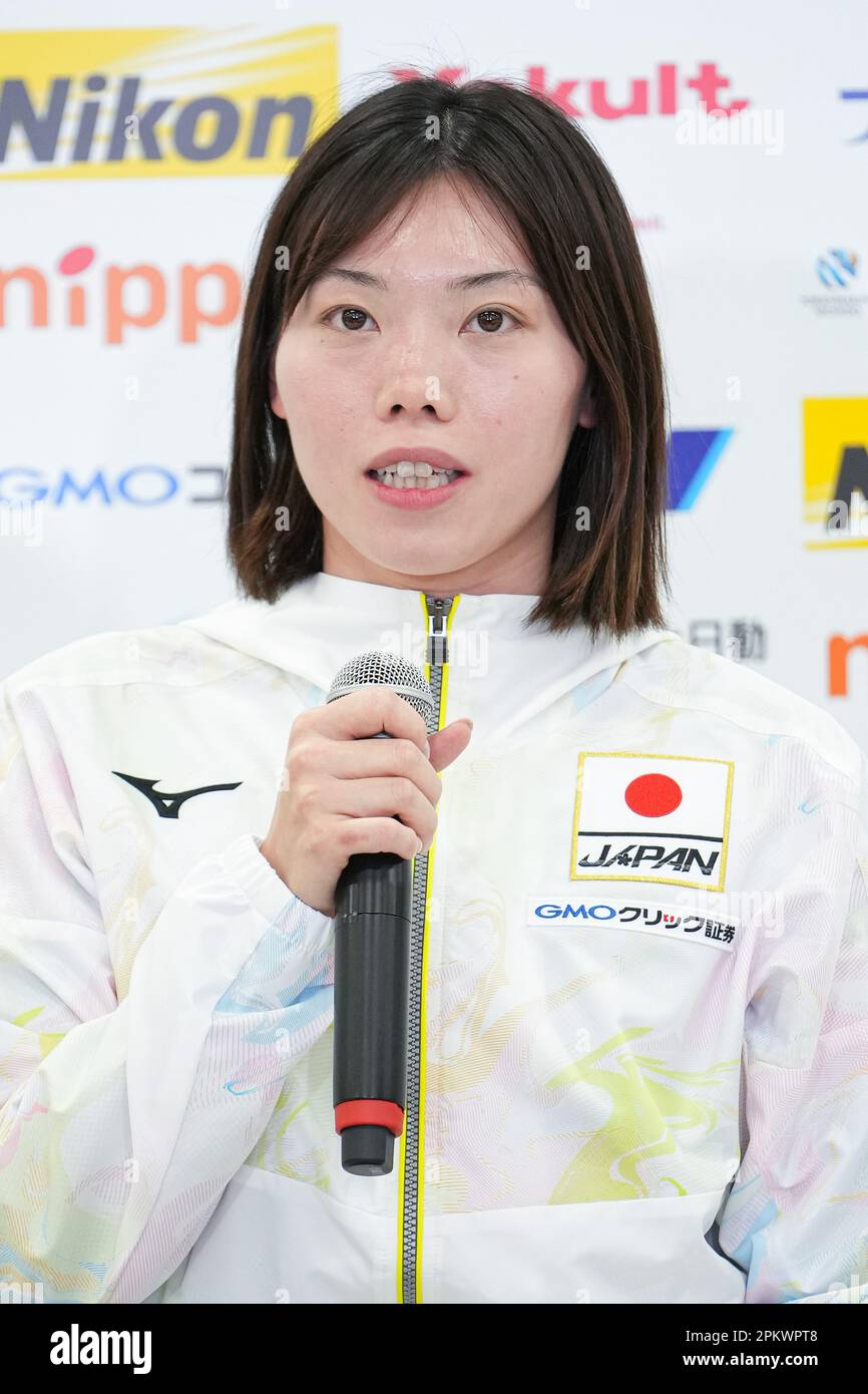 Tokyo, Japan. 10th Apr, 2023. Reona Aoki Swimming World Aquatics