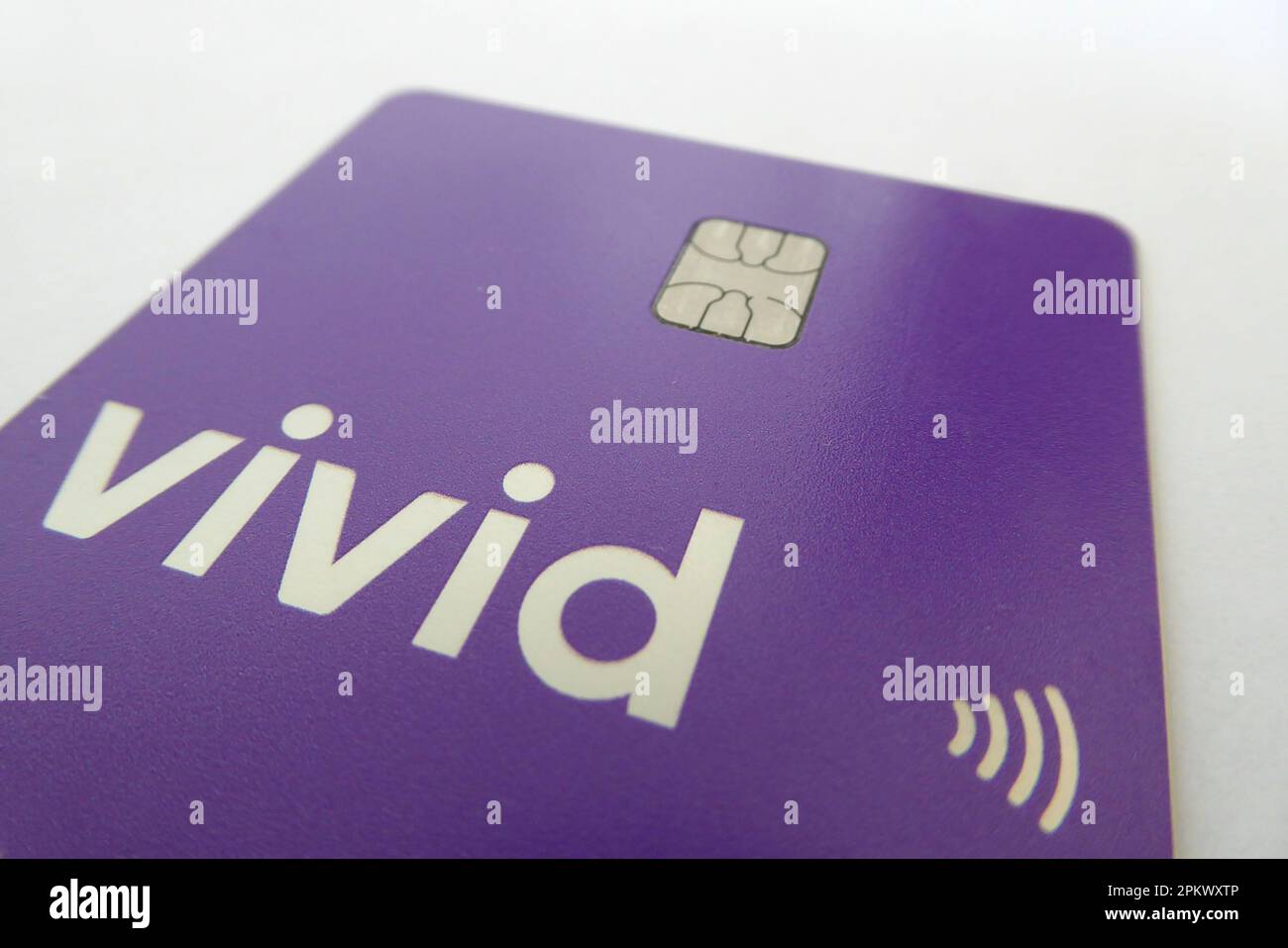 Vivid / Debit / Debitkarte / Online-Bank Stock Photo