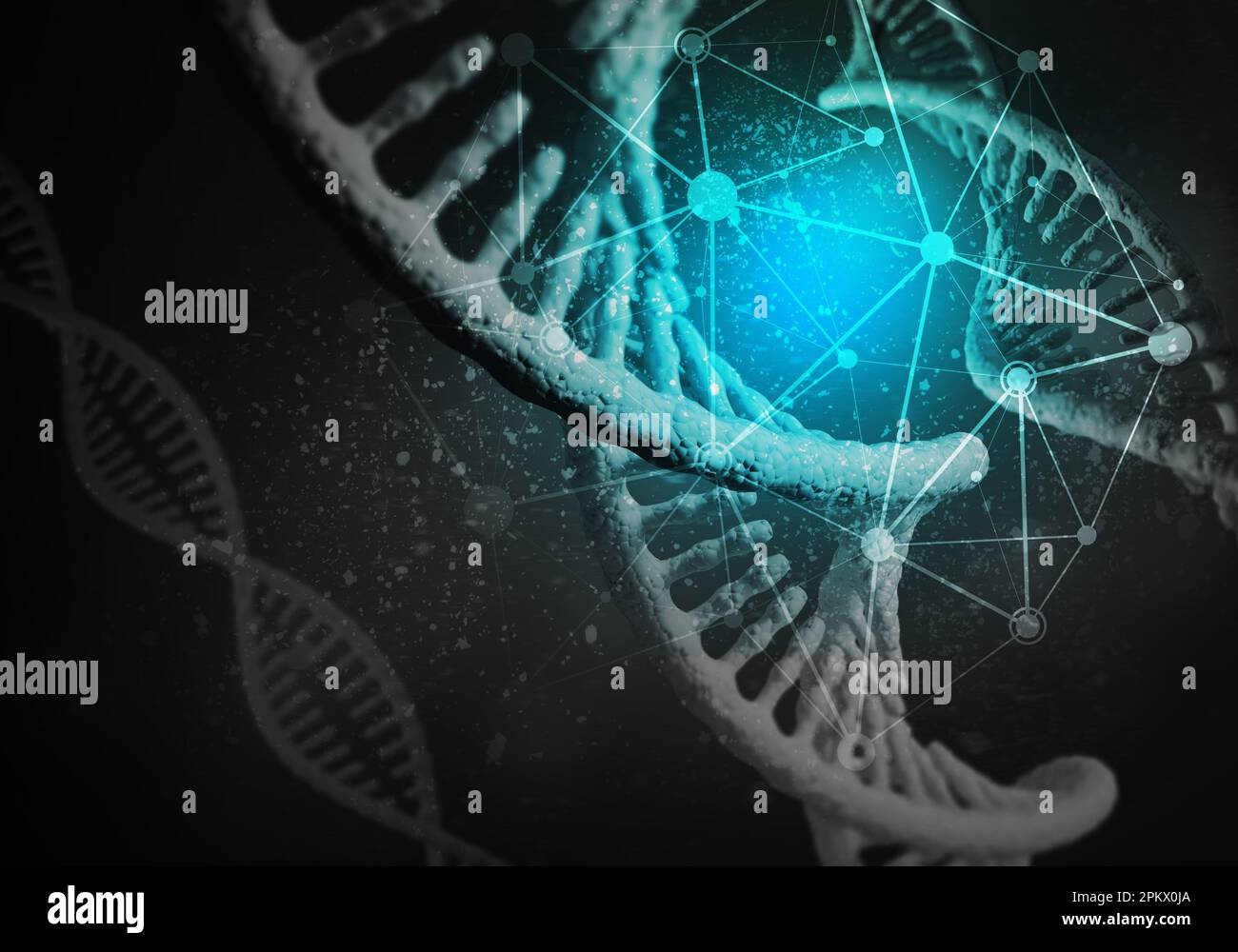 DNA molecules background Stock Photo - Alamy
