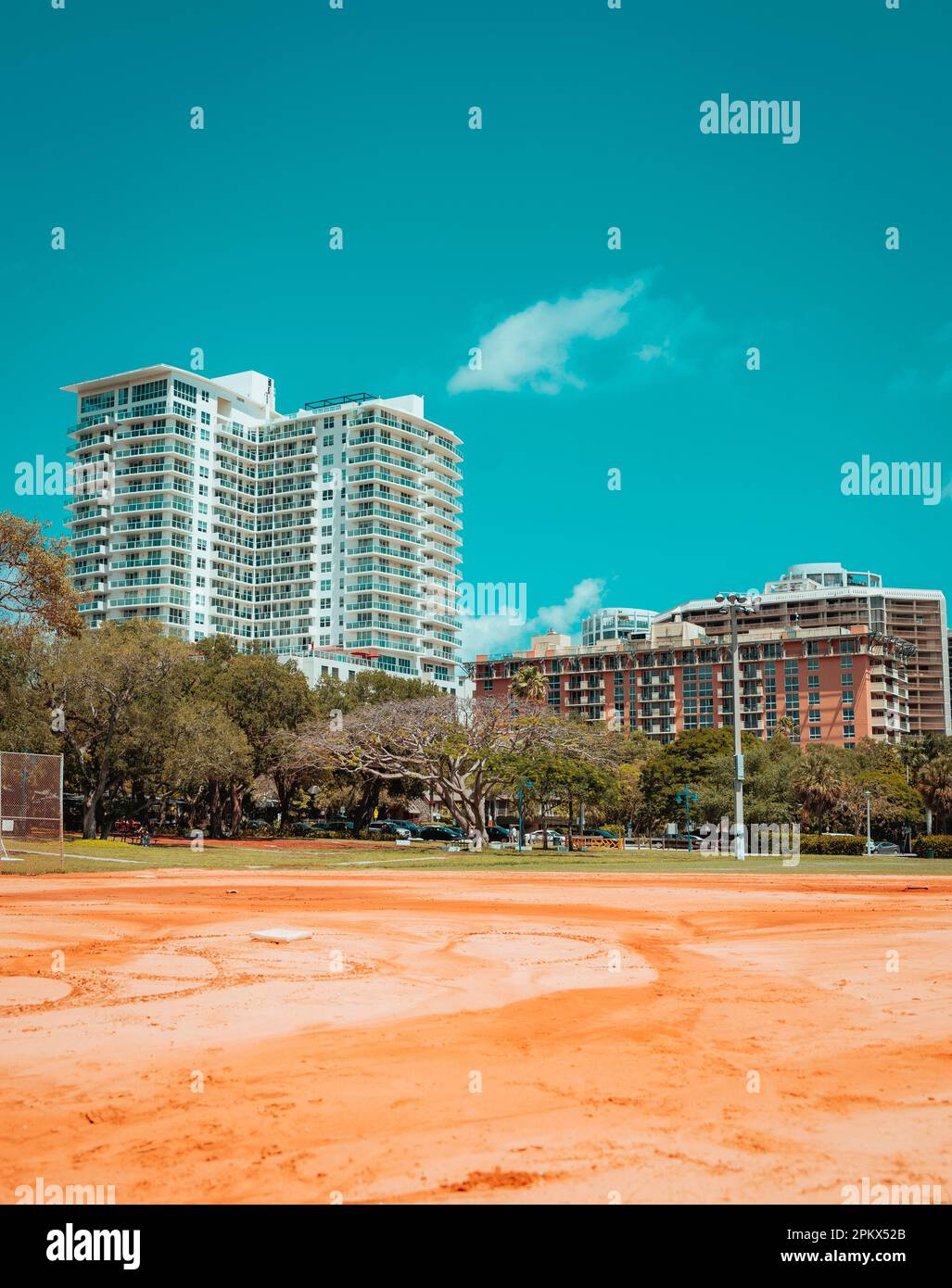 ball park buildings city coconut grove miami Stock Photo Alamy