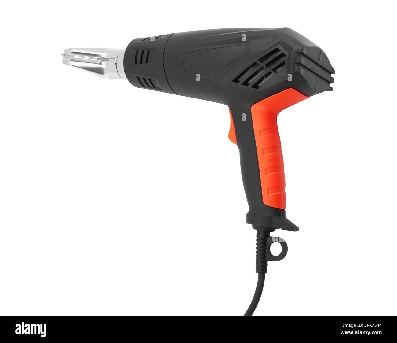 Hot air gun isolated on a white background Stock Photo Alamy