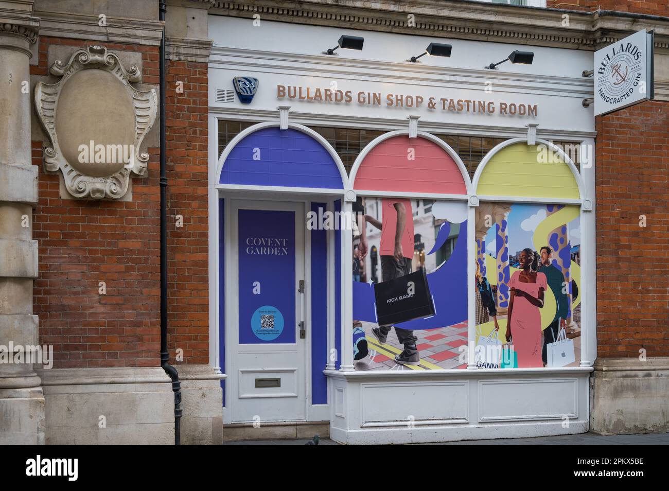 Exterior of the Bullards Gin Shop & Tasting Room, a luxury gin shop on