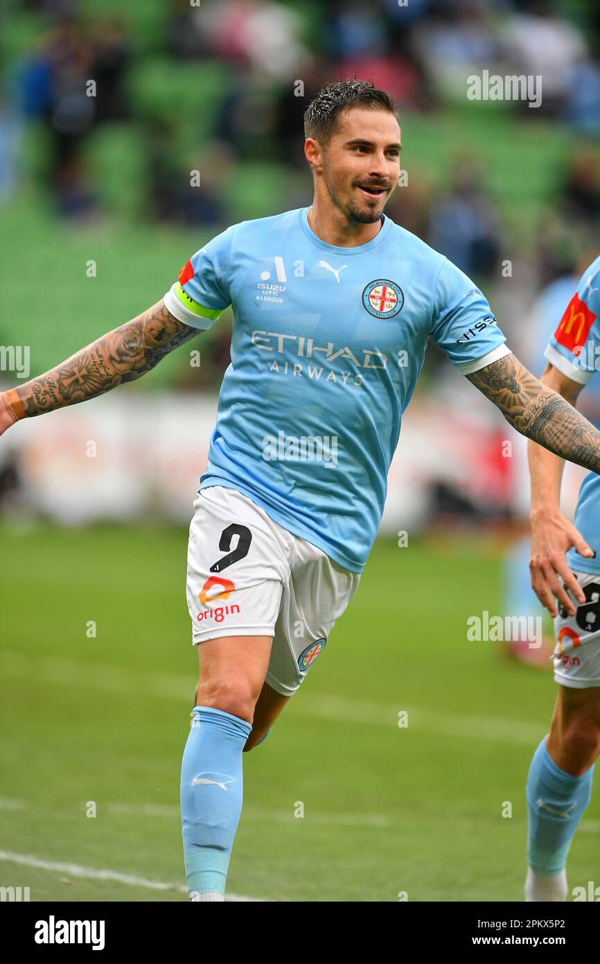 Melbourne, Australia. 10th April 2023. Melbourne City versus Wellington