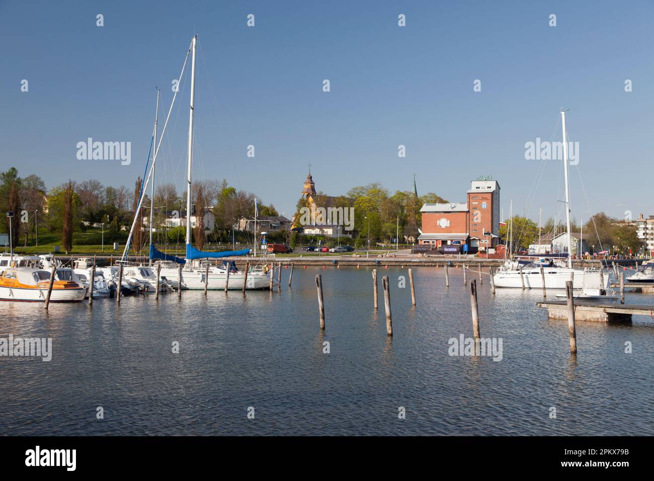 Finland, Uusikaupunki, Nystad harbour yachts Stock Photo - Alamy