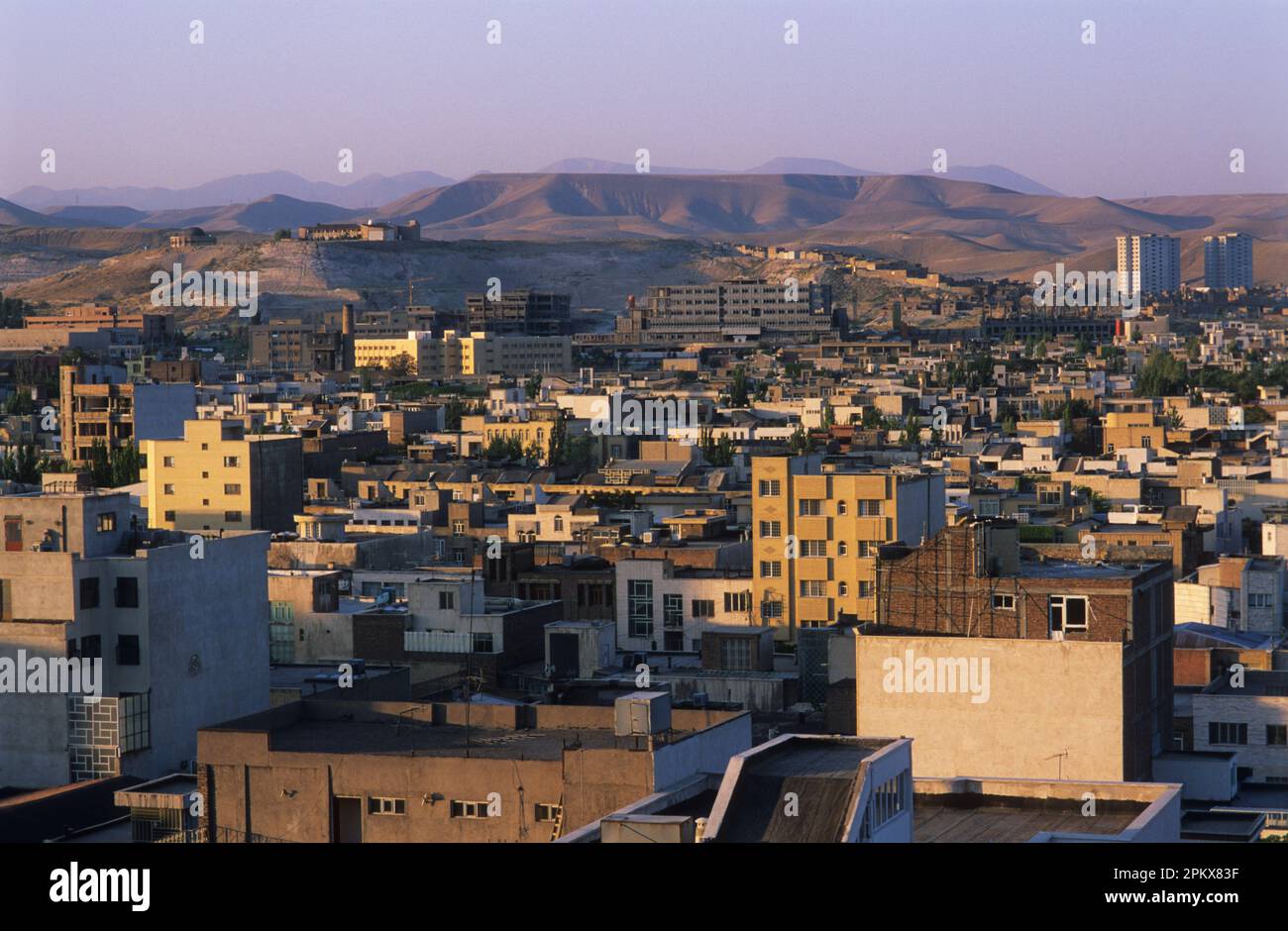 View over the rooftops of Esfahan, Iran Stock Photo - Alamy