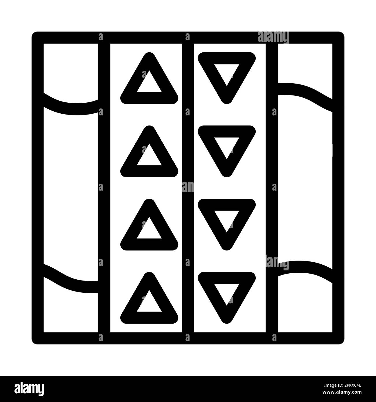 Pattern cloth Vector Thick Line Icon For Personal And Commercial Use ...
