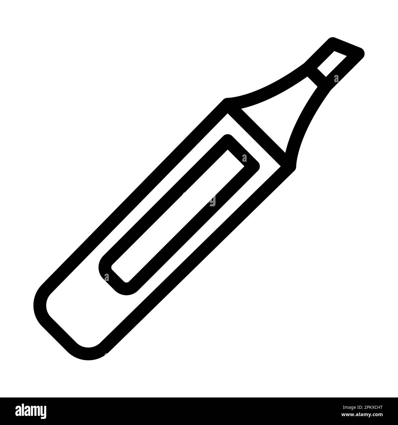 Highlighter Vector Thick Line Icon For Personal And Commercial Use ...