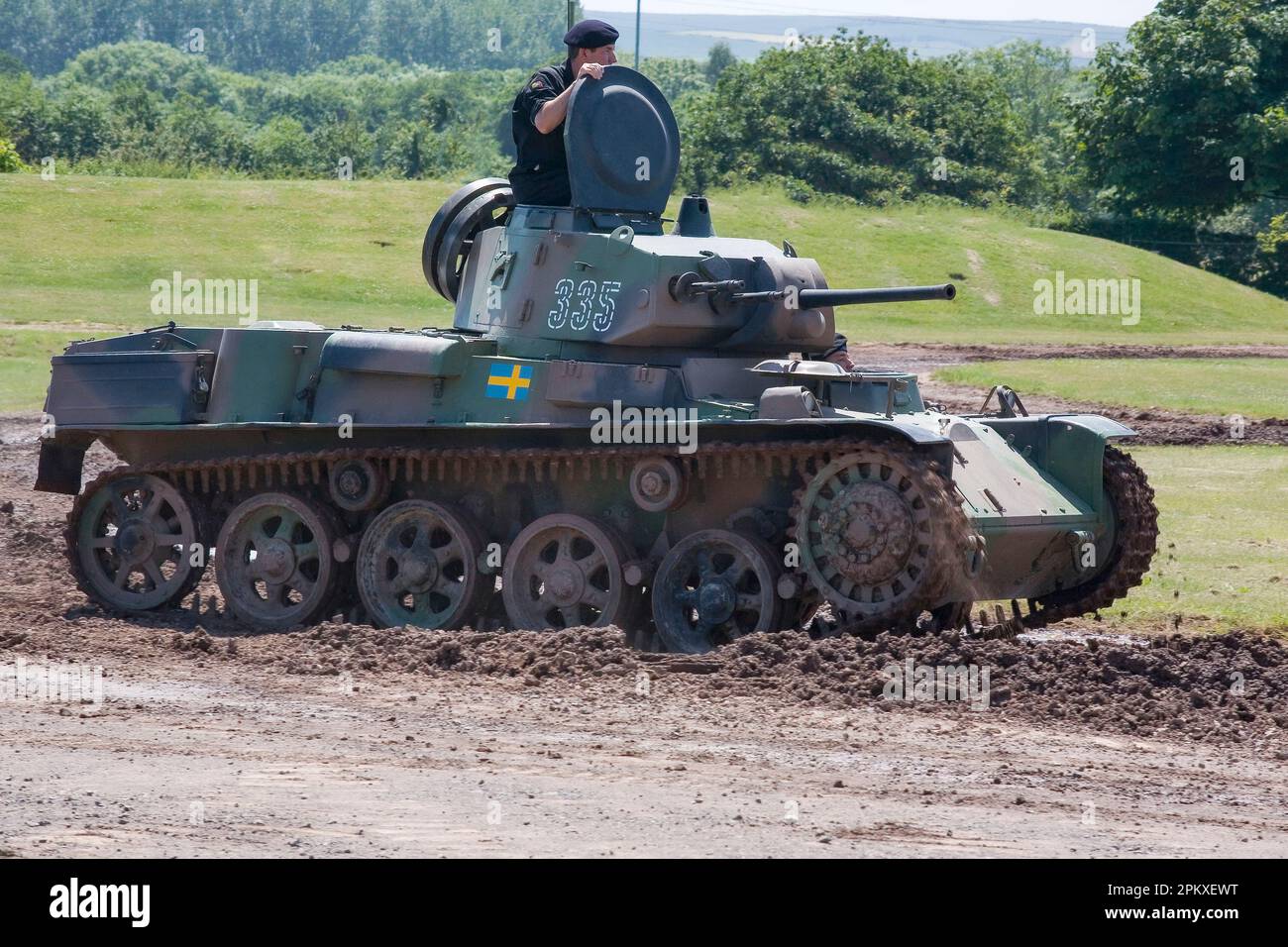 Swedish Stridsvagn M40 Tank Stock Photo Alamy