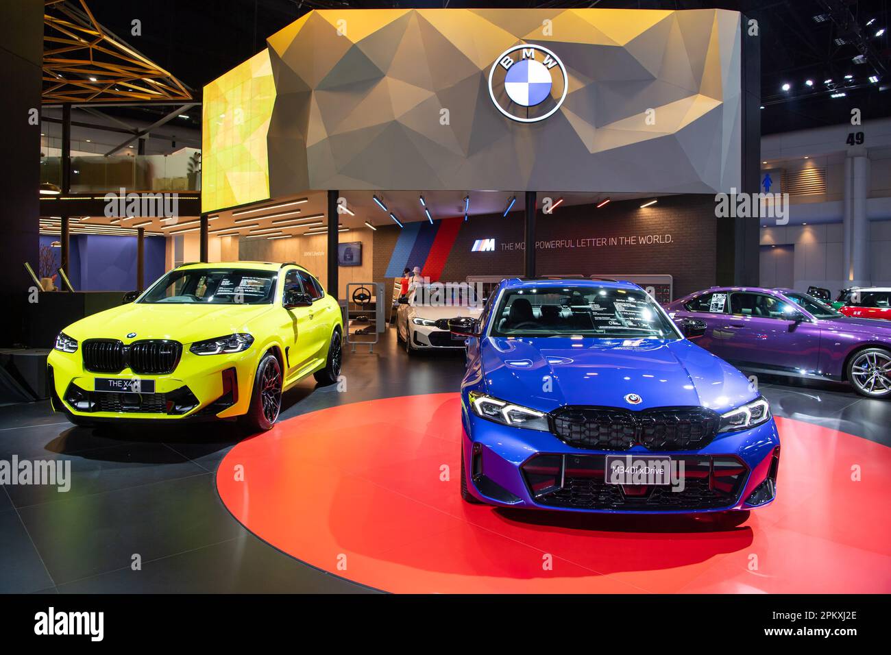 BMW M340i xDrive Sedan on display at Bangkok International Motor Show