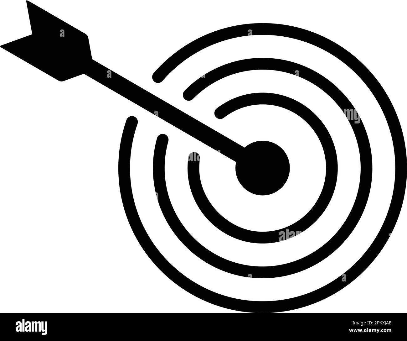 Goal, target icon Use for commercial purposes, print media, web or