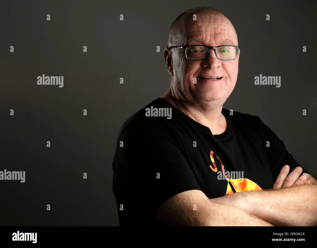 Headshot portrait of broadcaster Stuart Cosgrove Stock Photo