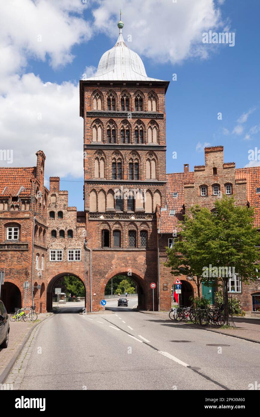 Castle Gate, City Gate, Luebeck, Hanseatic City, Schleswig-Holstein ...