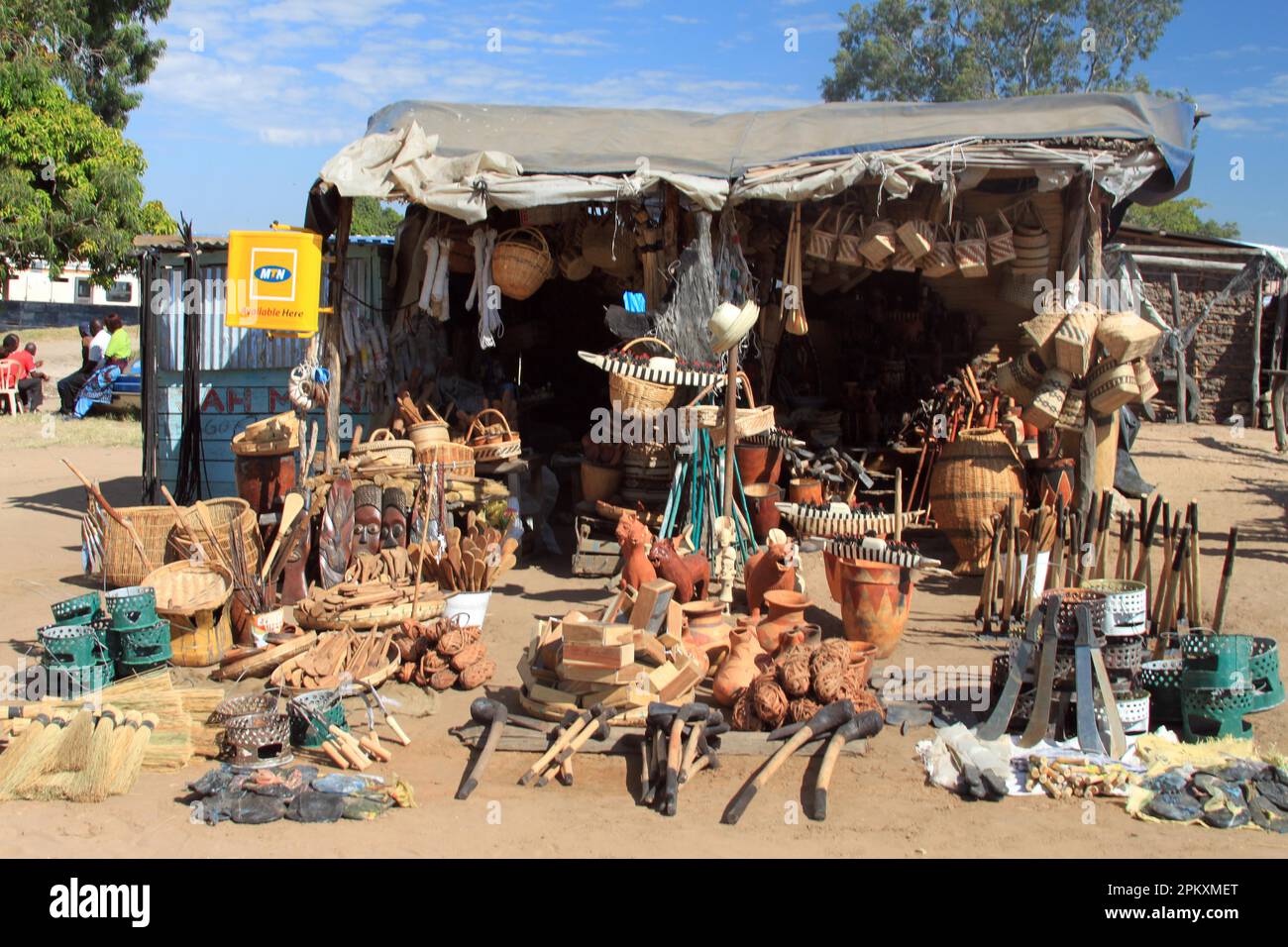 Souvenir Shop, Mongu Port, Mongu, Western Province of Zambia, Zambia