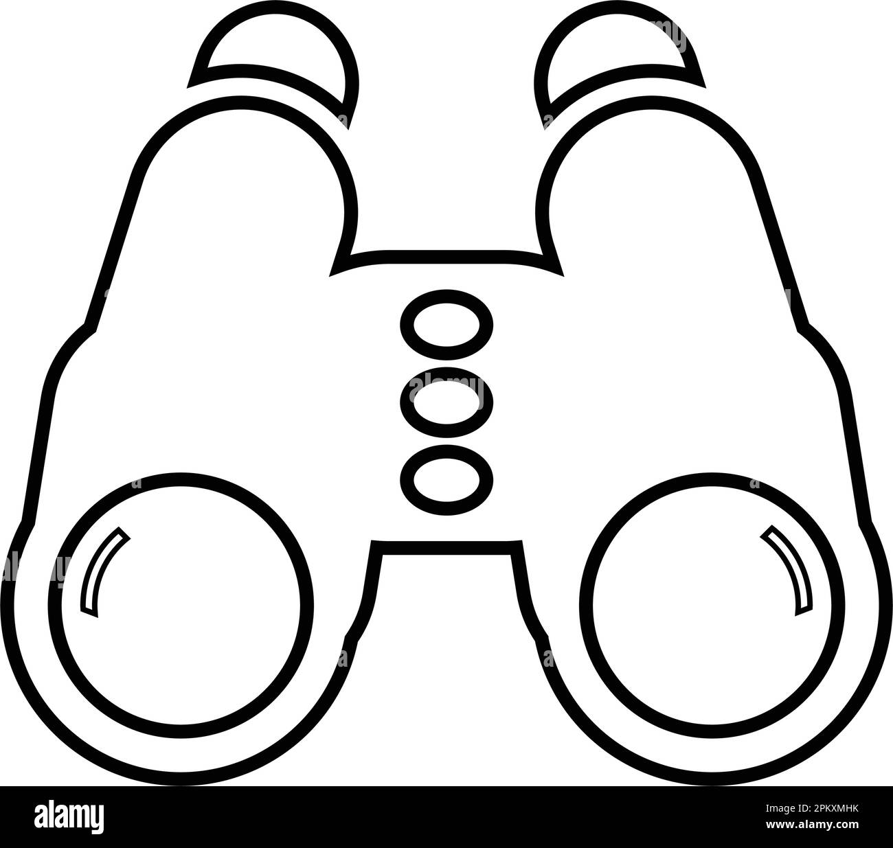 Binocular icon Simple editable vector EPS file Stock Vector Image & Art Alamy