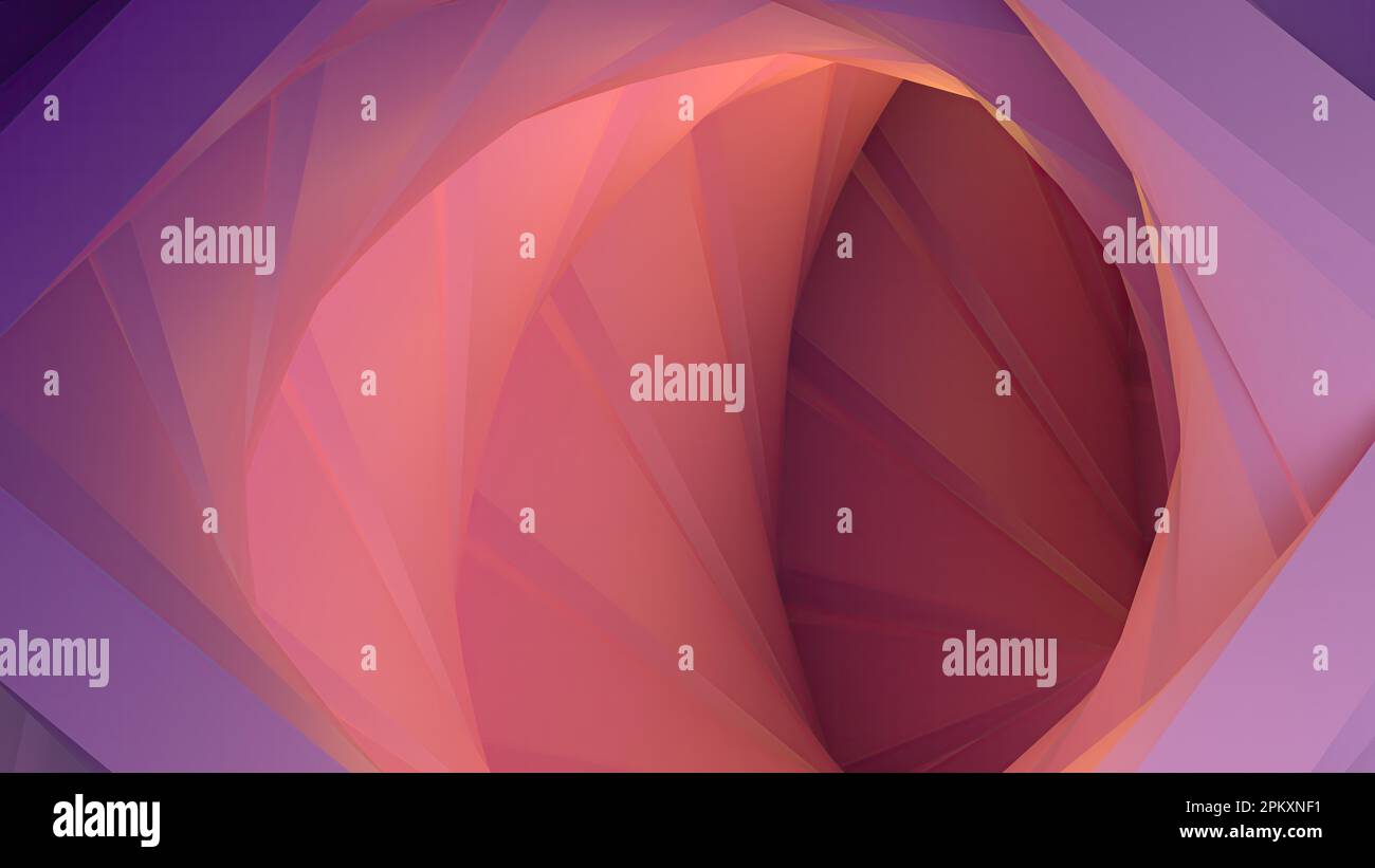 Purple and Pink Swirling Tunnel Pop Abstract Elegant Modern 3d ...
