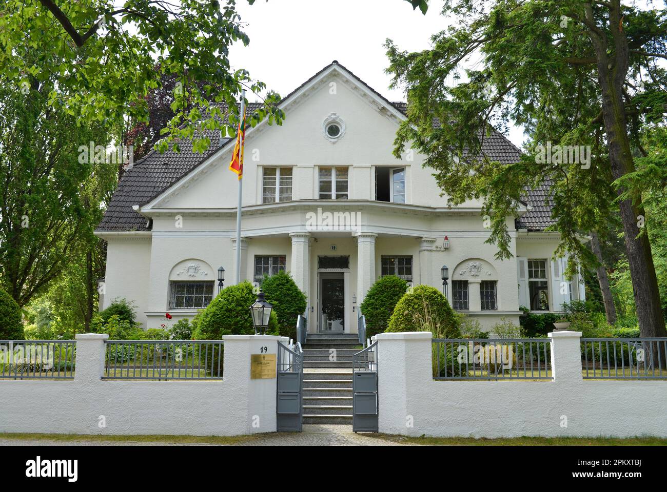Embassy, Sri Lanka, Niklasstrasse, Zehlendorf, Berlin, Germany Stock Photo Alamy