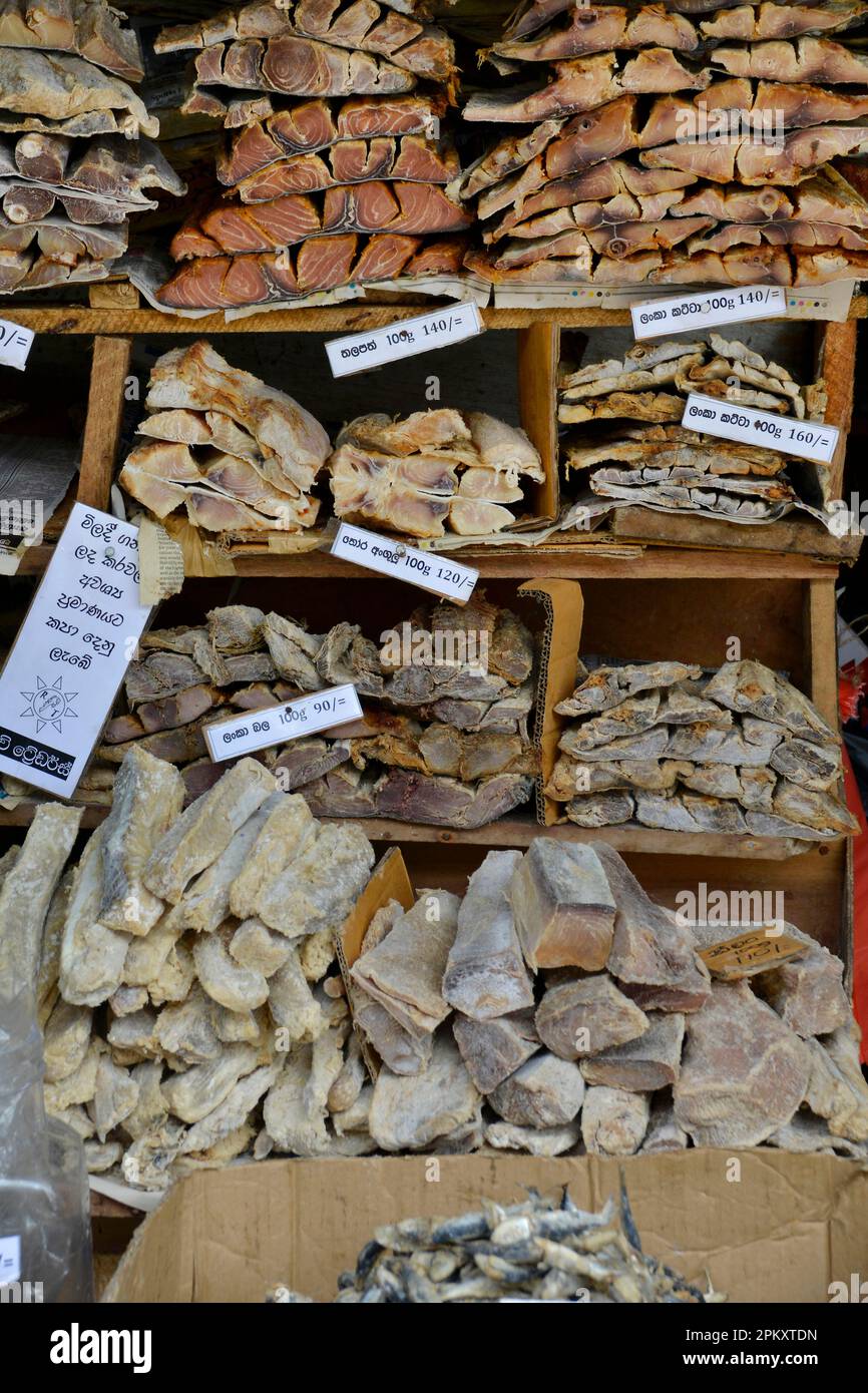 Dried fish, weekly market market, Colombo, Sri Lanka Stock Photo Alamy