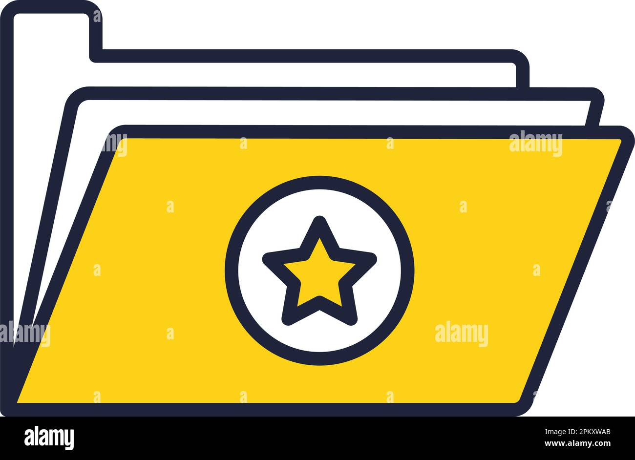 Folder icon vector file and web document archive Stock Vector Image ...