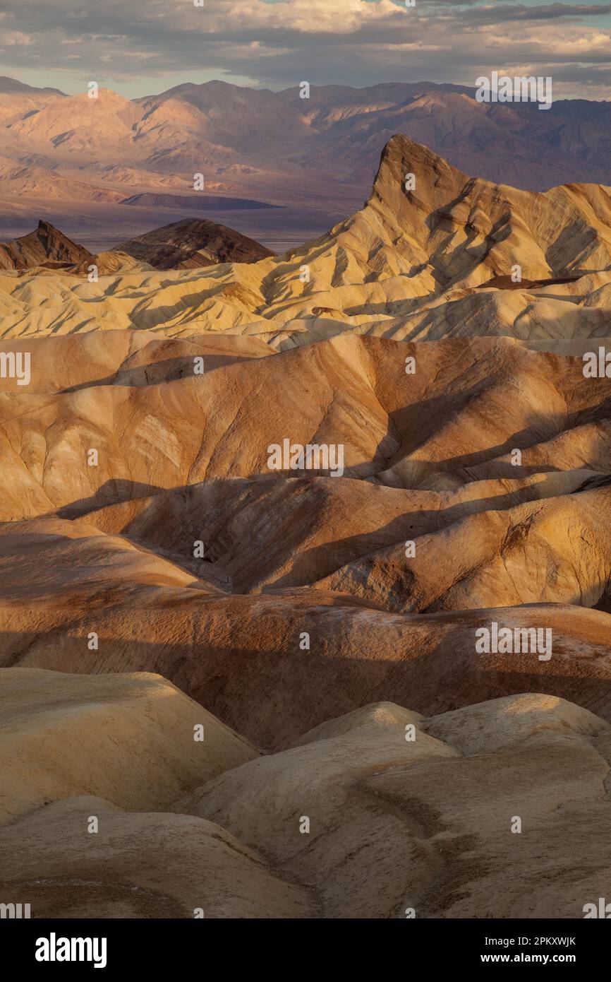 Zabriskie Point, Death Valley NP, California, USA Stock Photo