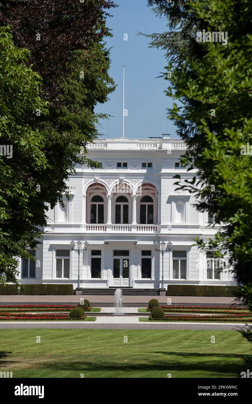 Villa Hammerschmidt, Official residence of the Federal President, Bonn, North Rhine-Westphalia, Germany Stock Photo