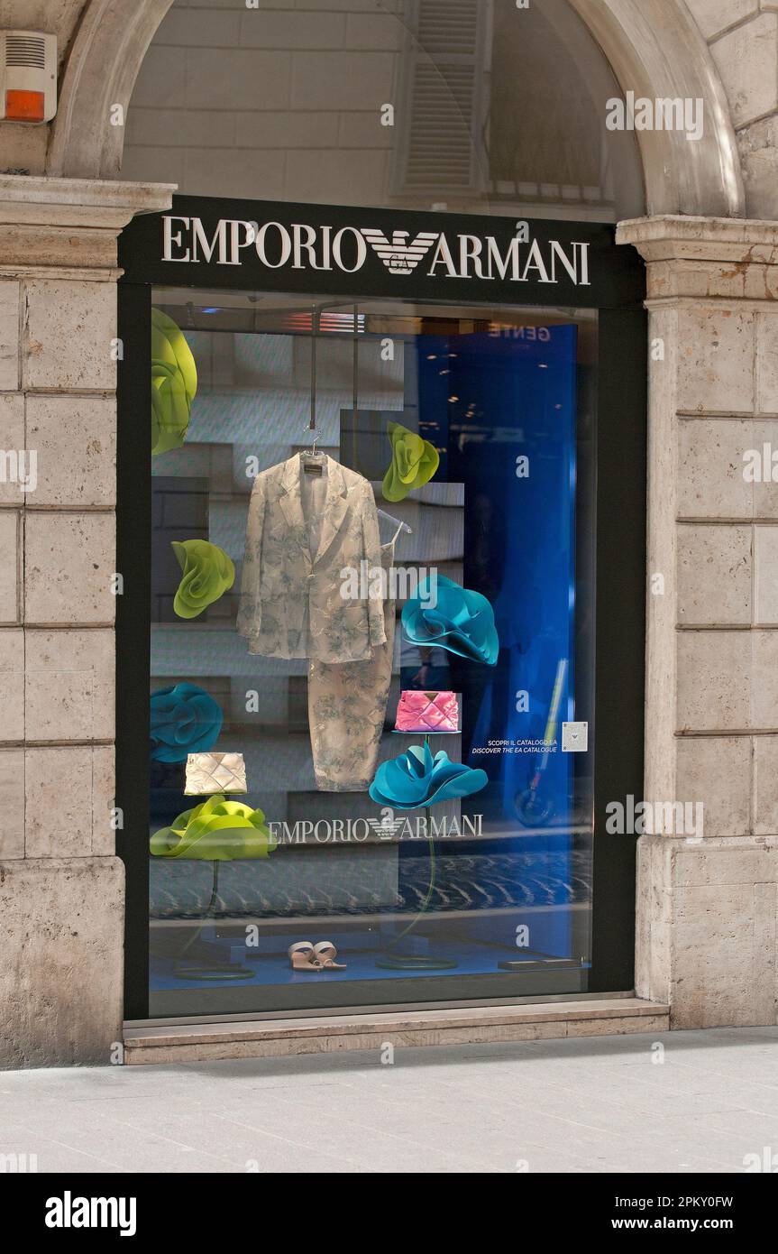 Armani rome hi-res stock photography and images - Alamy