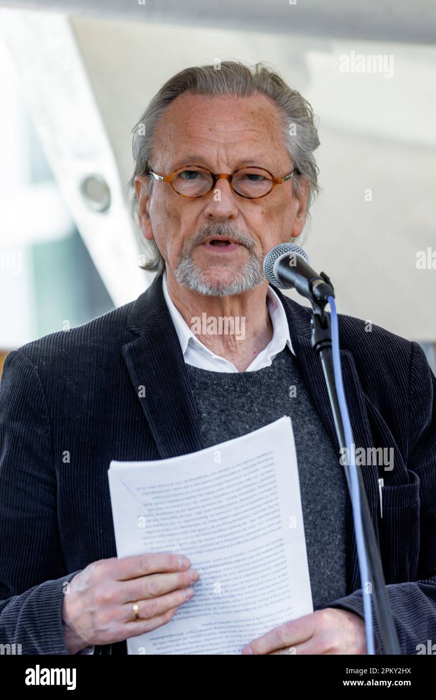 Hamburg Germany 10th Apr 2023 Peter Willy Brandt Historian hamburg-germany-10th-apr-2023-peter-willy-brandt-historian