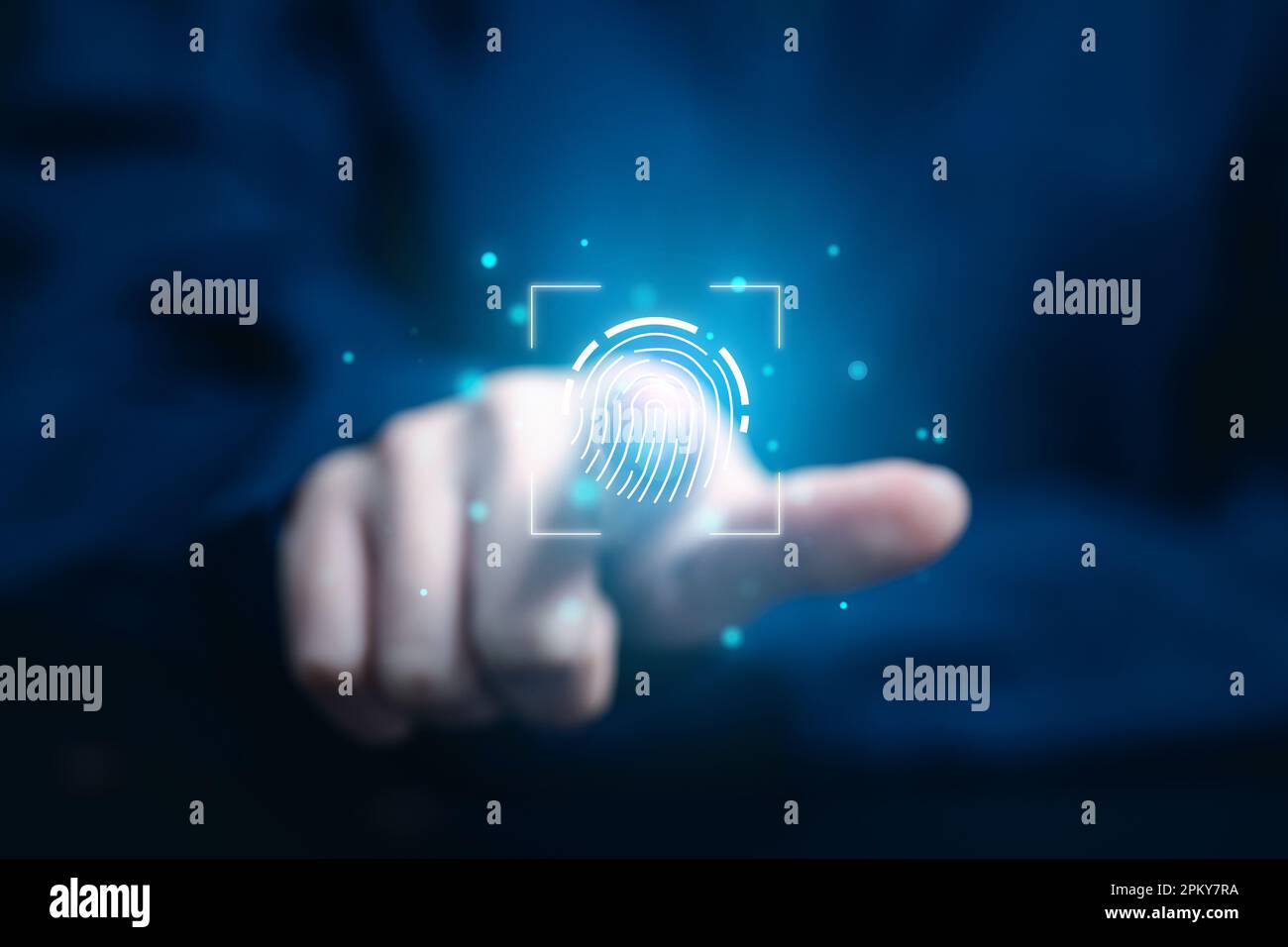 Fingerprint scan for security access with biometrics identification ... Circuit Diagram