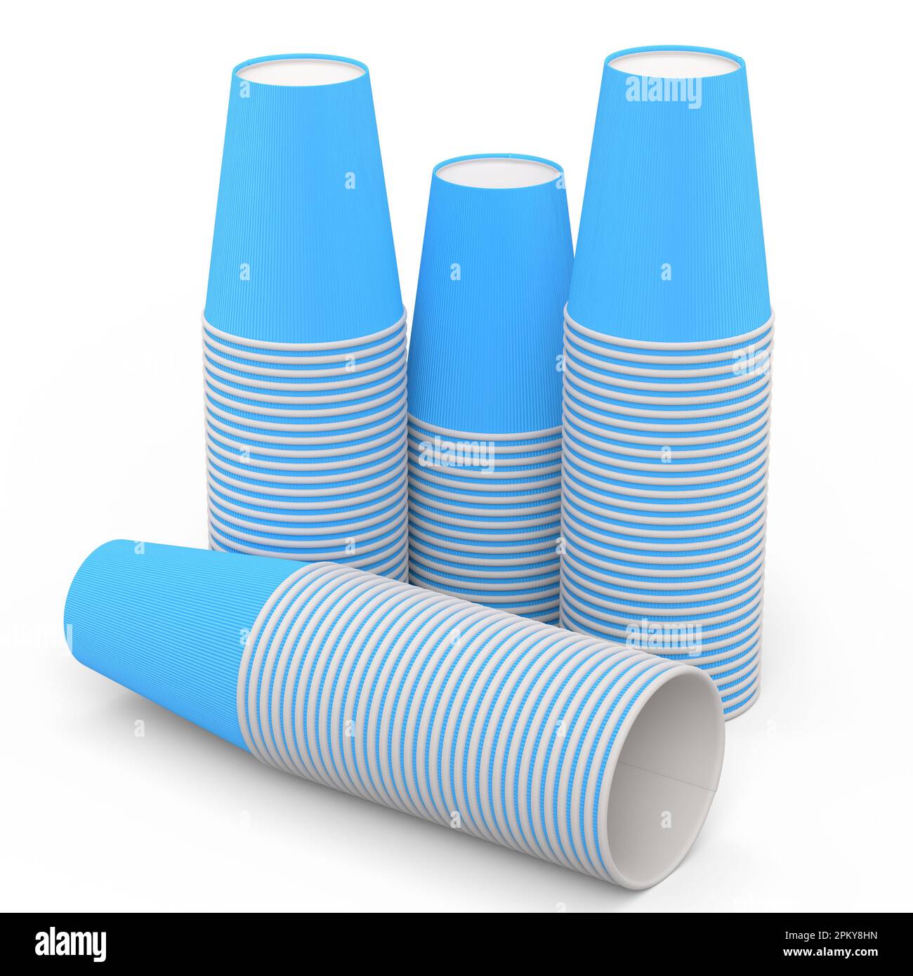 Set of paper coffee cups for cappuccino, americano, espresso, mocha ...