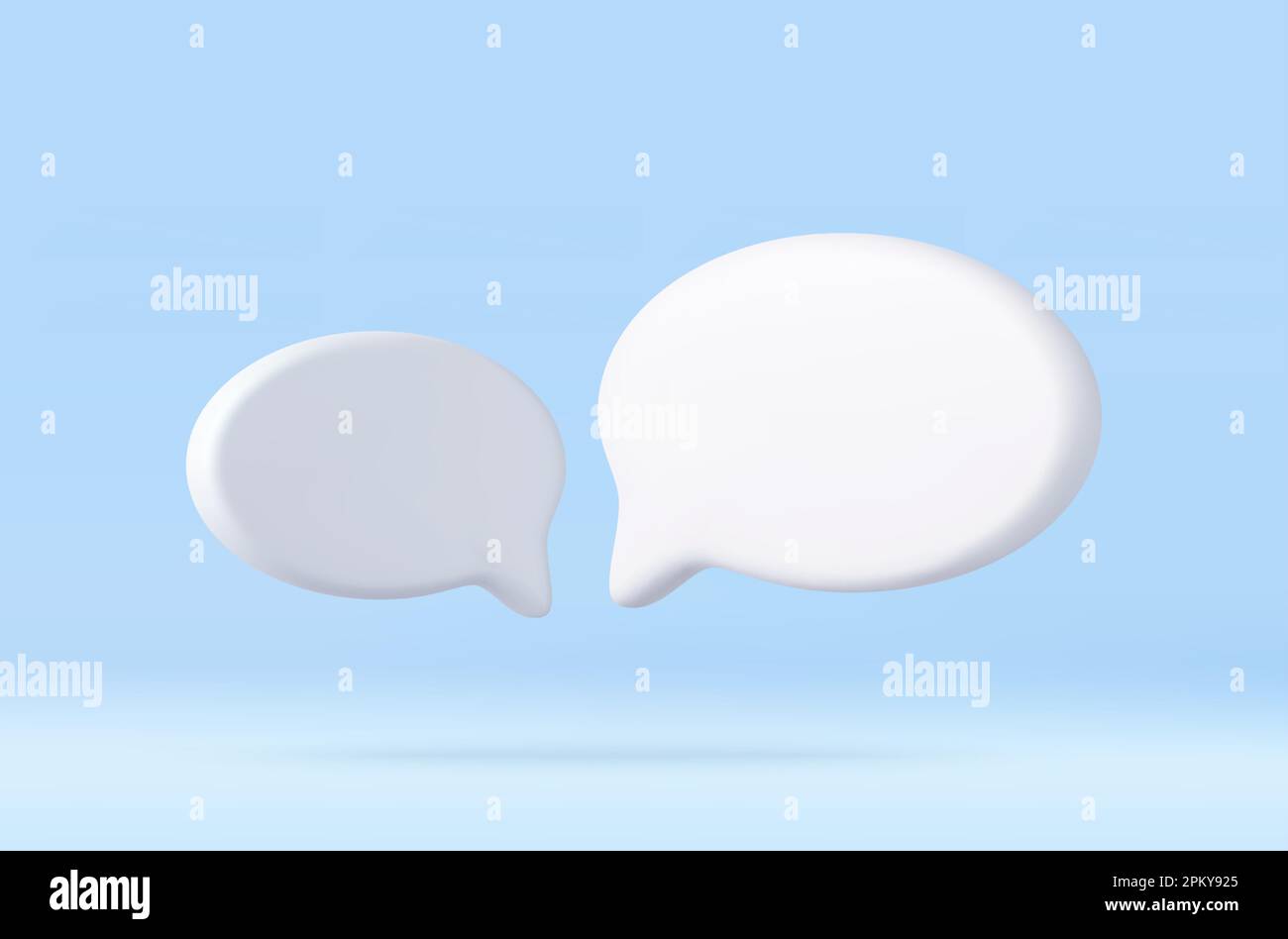 3d Blank white speech bubble pin Stock Vector Image & Art - Alamy