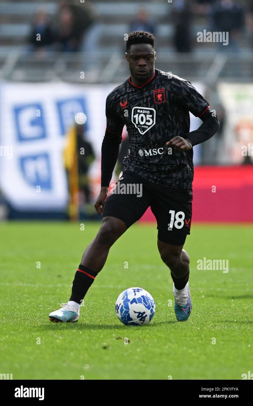 Como, Italy. 4th Feb 2023. Match ball during the Italian Serie B football  match between Calcio Como and Frosinone Calcio on 4 of February 2023 at  stadio Giuseppe Senigallia in Como, Italy.