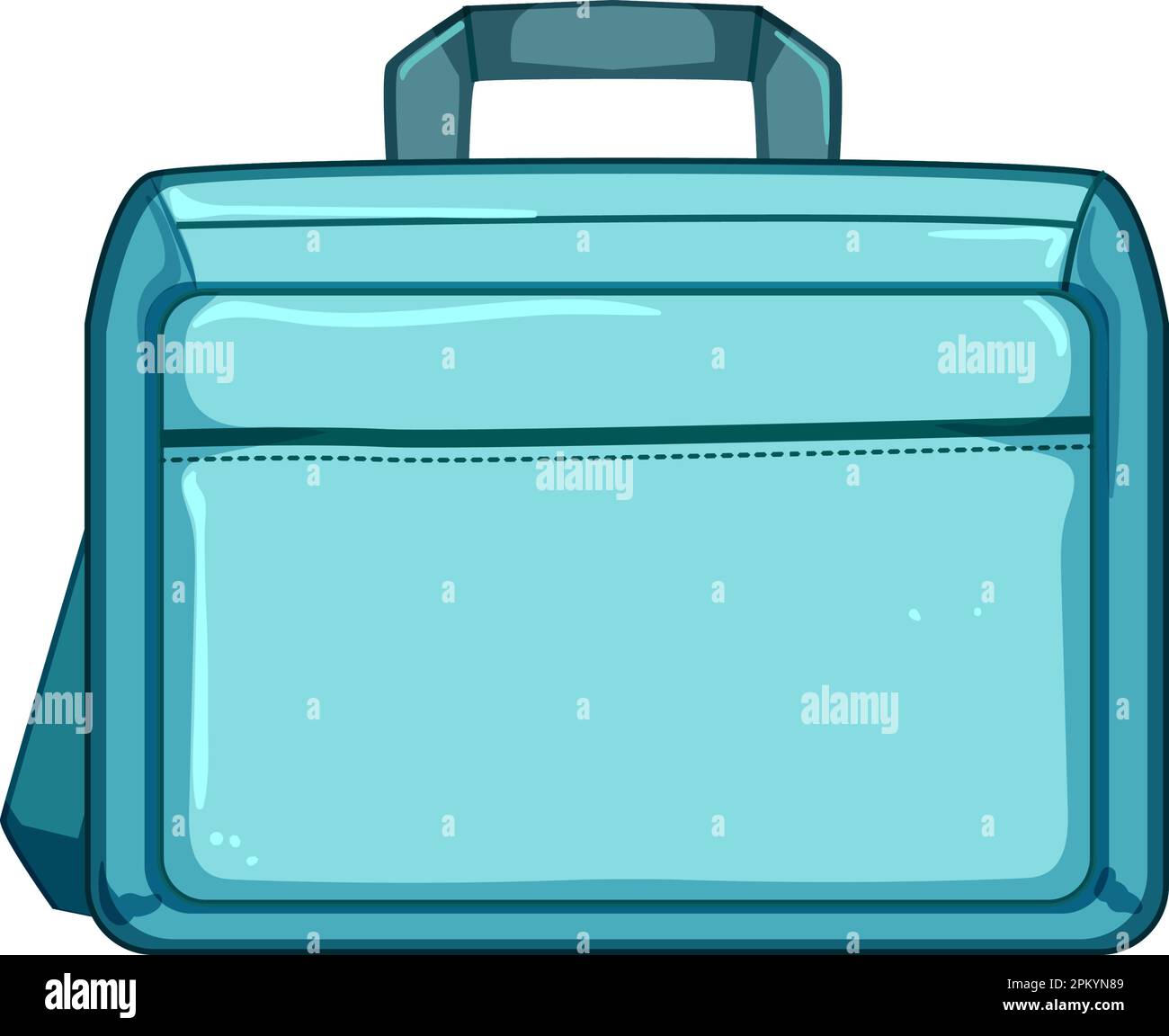 business laptop bag cartoon vector illustration Stock Vector Image ...