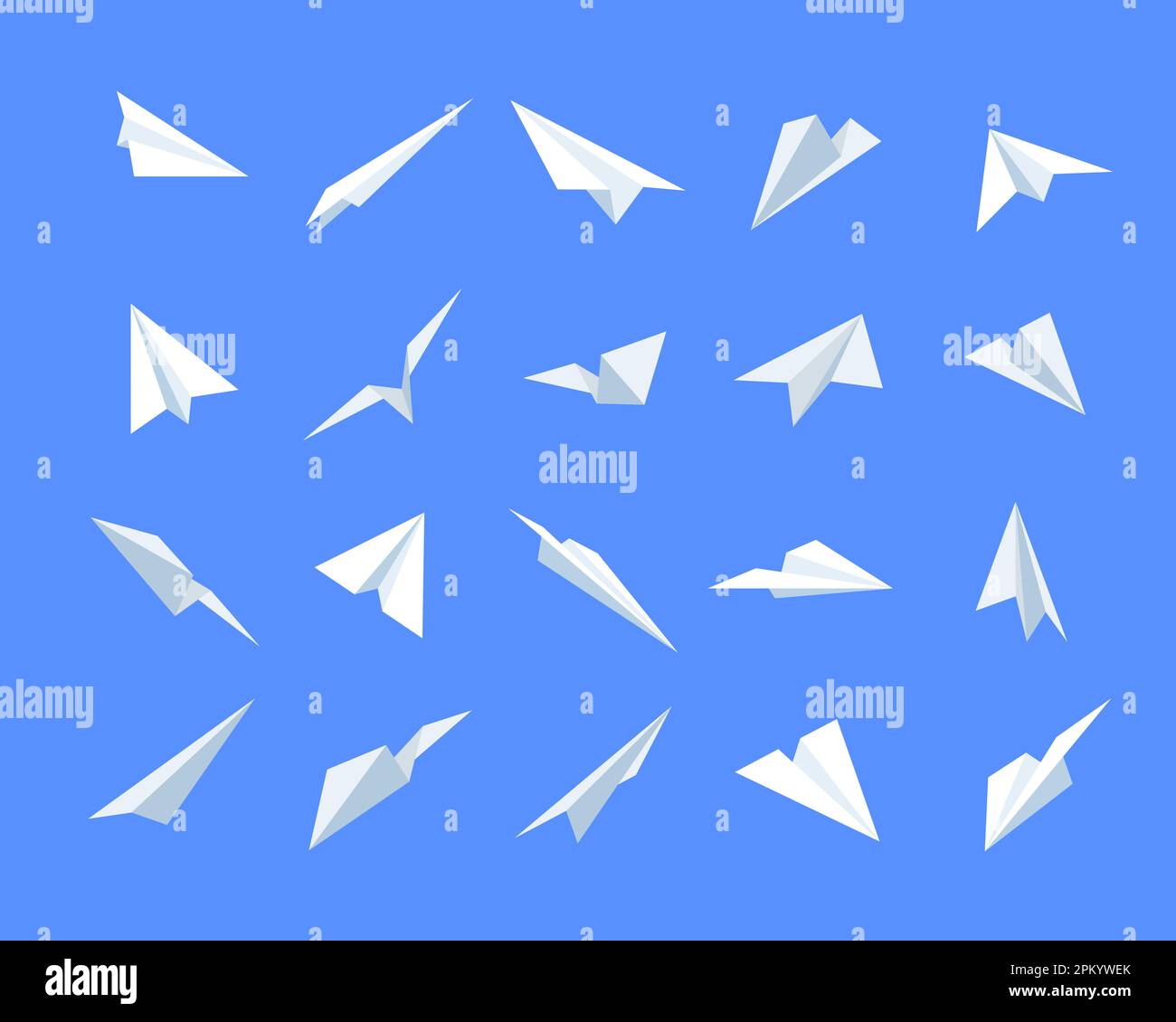 flying-paper-airplanes-in-blue-sky-cartoon-vector-illustration-stock