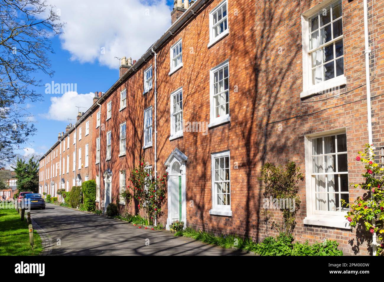 Nantwich Cheshire East Dysart Buildings by Lionel Tollemache is a terrace of threestorey town