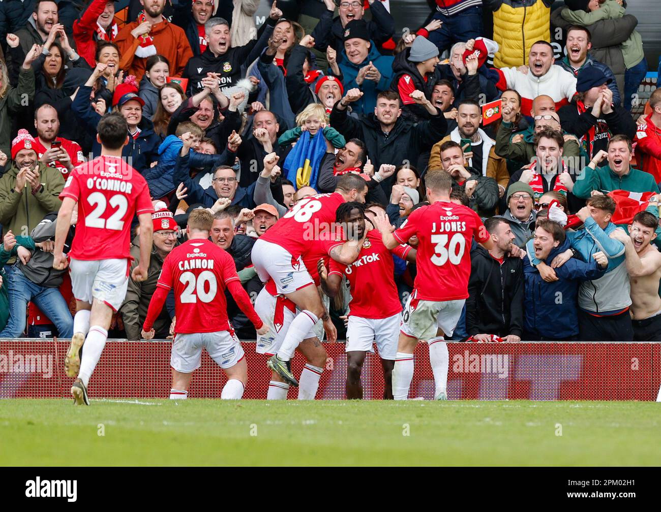 Racecourse Ground, Wrexham, UK. 10th Apr, 2023. National League