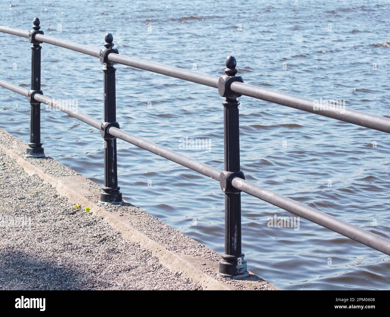 Shadow pattern railing person hi-res stock photography and images - Alamy