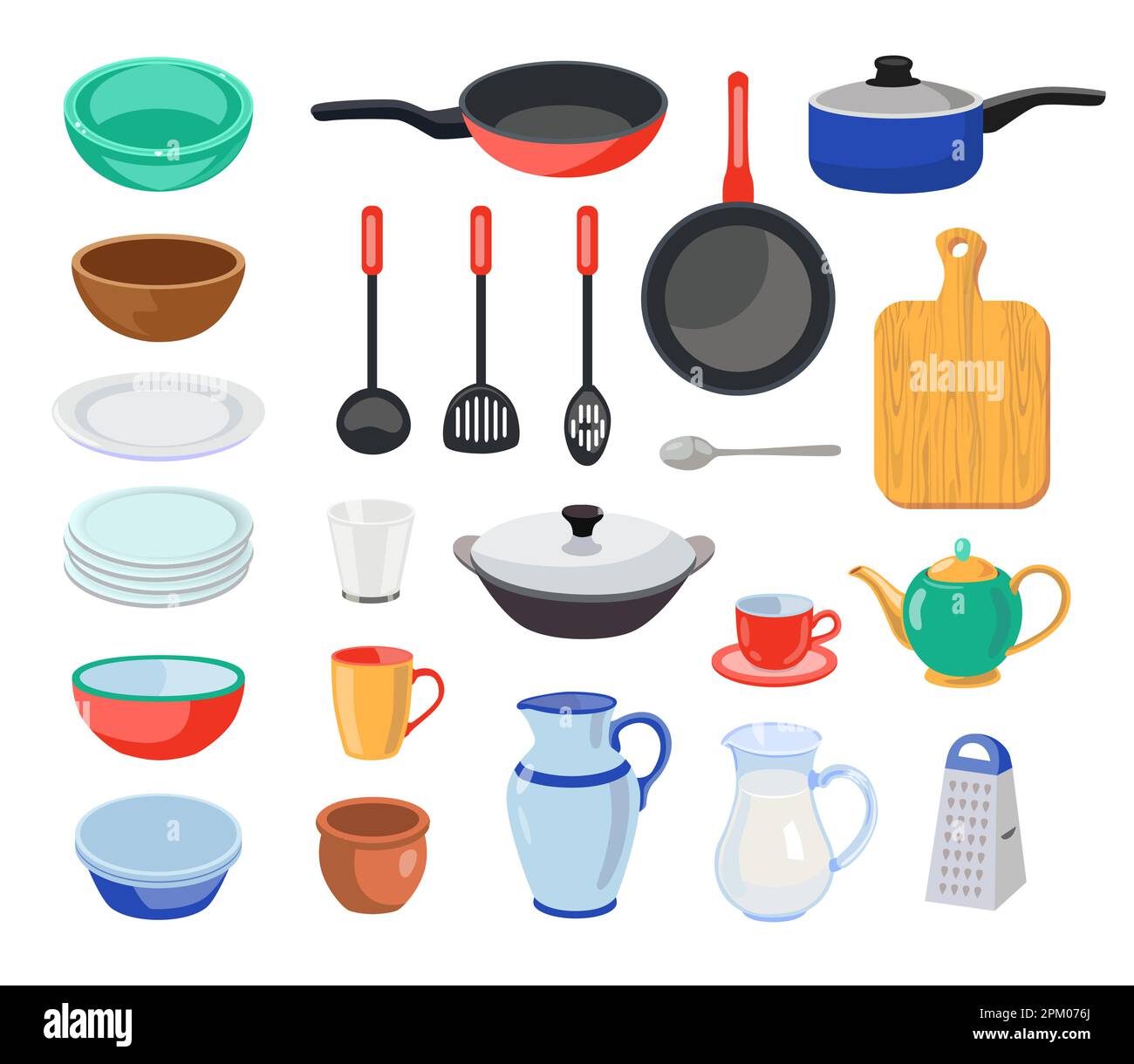 Drawing kitchen cookware pot tool hi-res stock photography and images ...