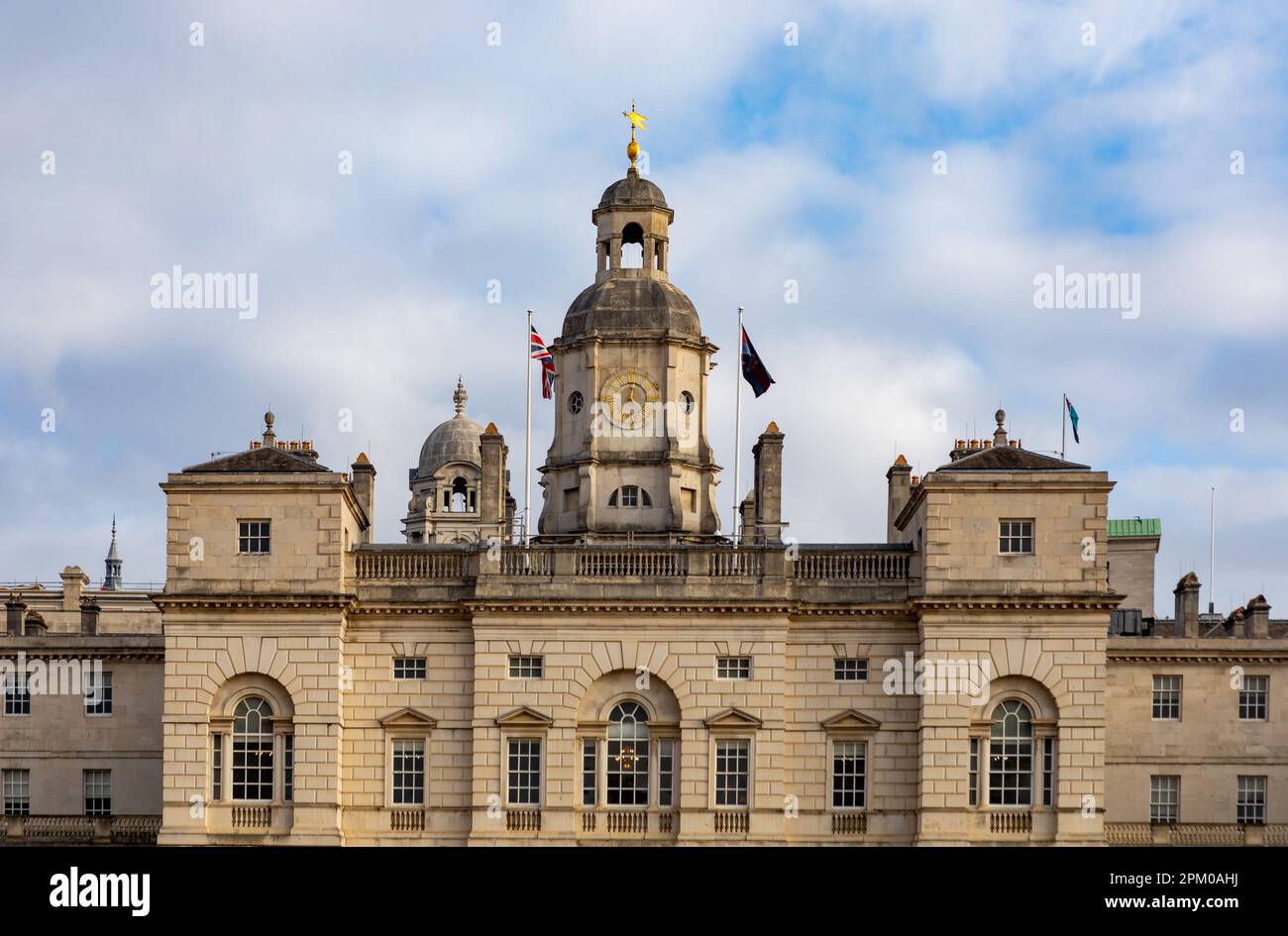London, England December 2022. Horse Guards in the City of