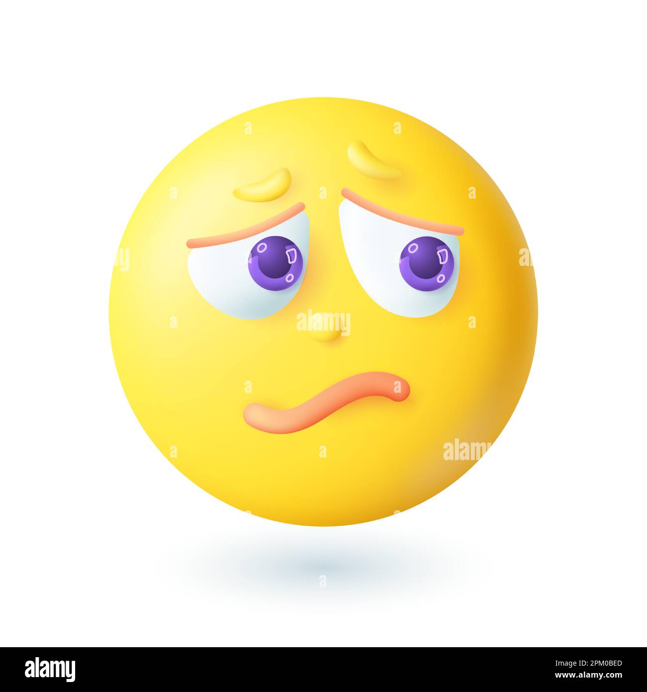 sad smiley red  AI Emoji Generator