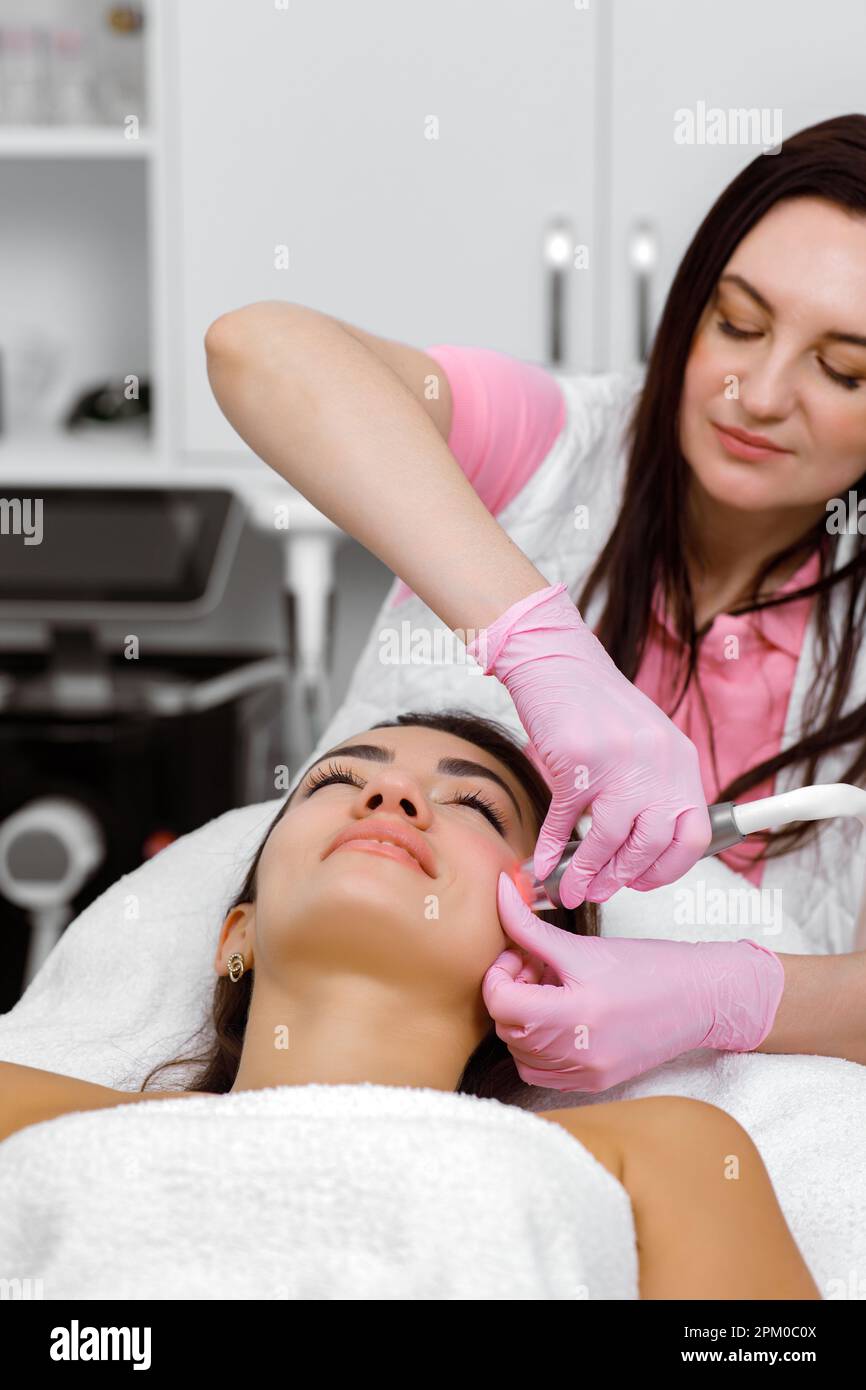 Facial treatment,cosmetic procedure, Acne therapy,lifting procedure ...