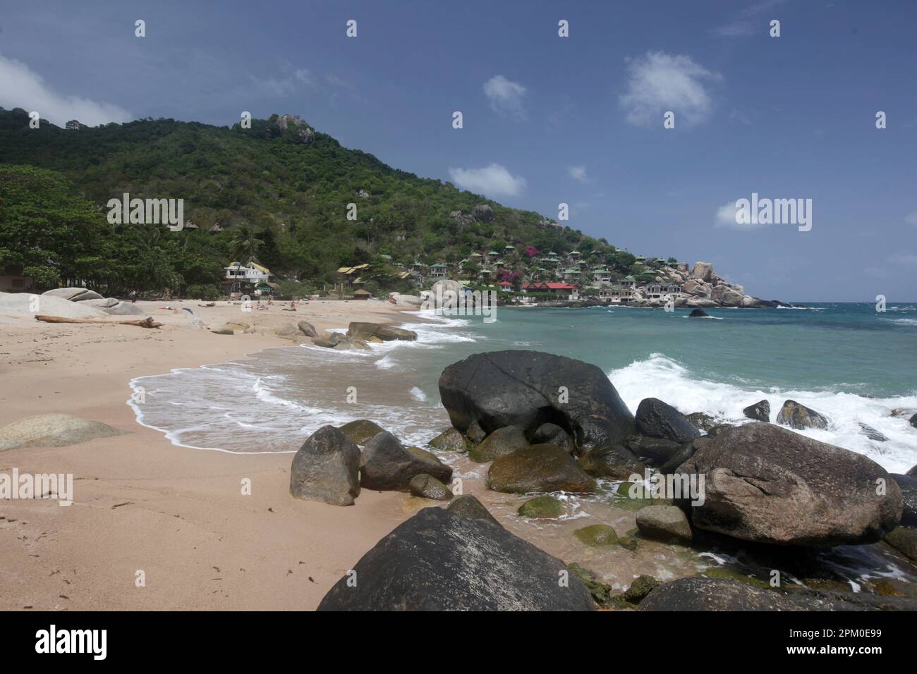 a Beach and Landscape of Ao Tanote Beach on the Ko Tao Island in the