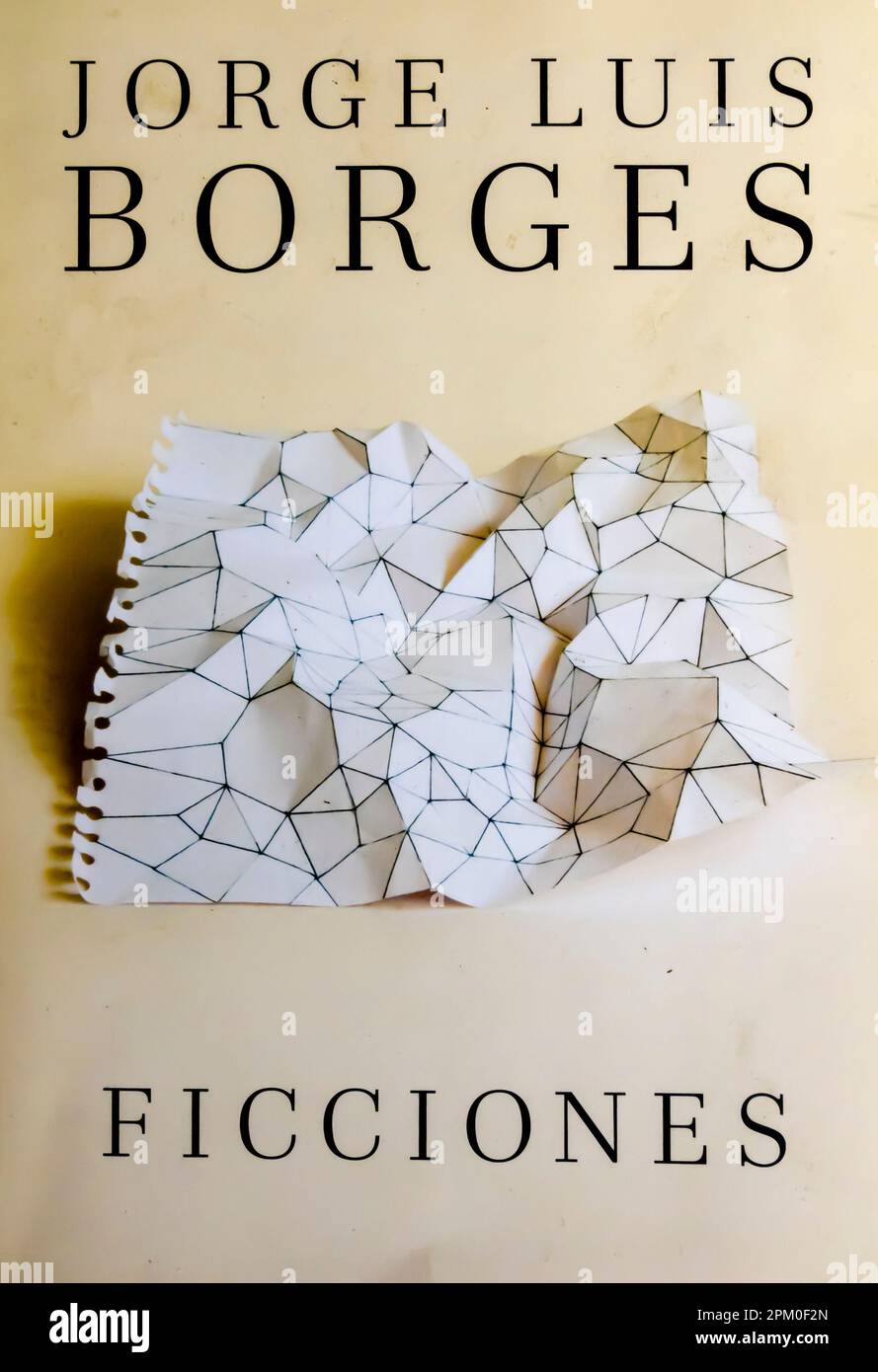 Ficciones - Fictions (Collected fictions) Book by Jorge Luis Borges. Spanish edition - Vintage Espanol Stock Photo
