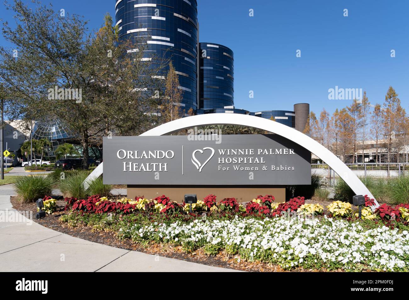 Orlando Health Winnie Palmer Hospital for Women and Babies in Orlando, Florida, USA. Stock Photo